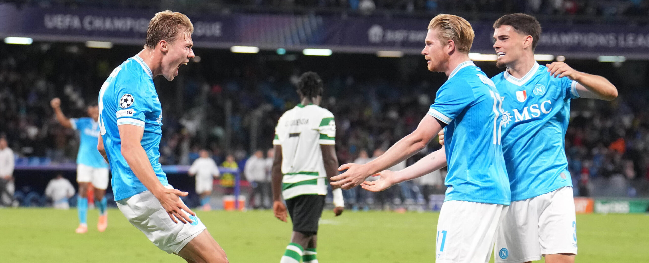 Rasmus Hojlund goal Napoli champions League in 2025