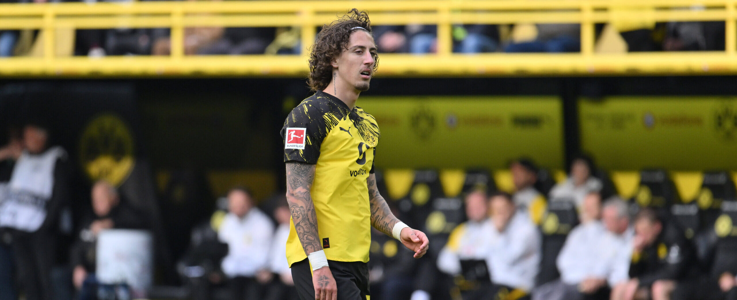 Fabio Silva in action for Dortmund in 2025