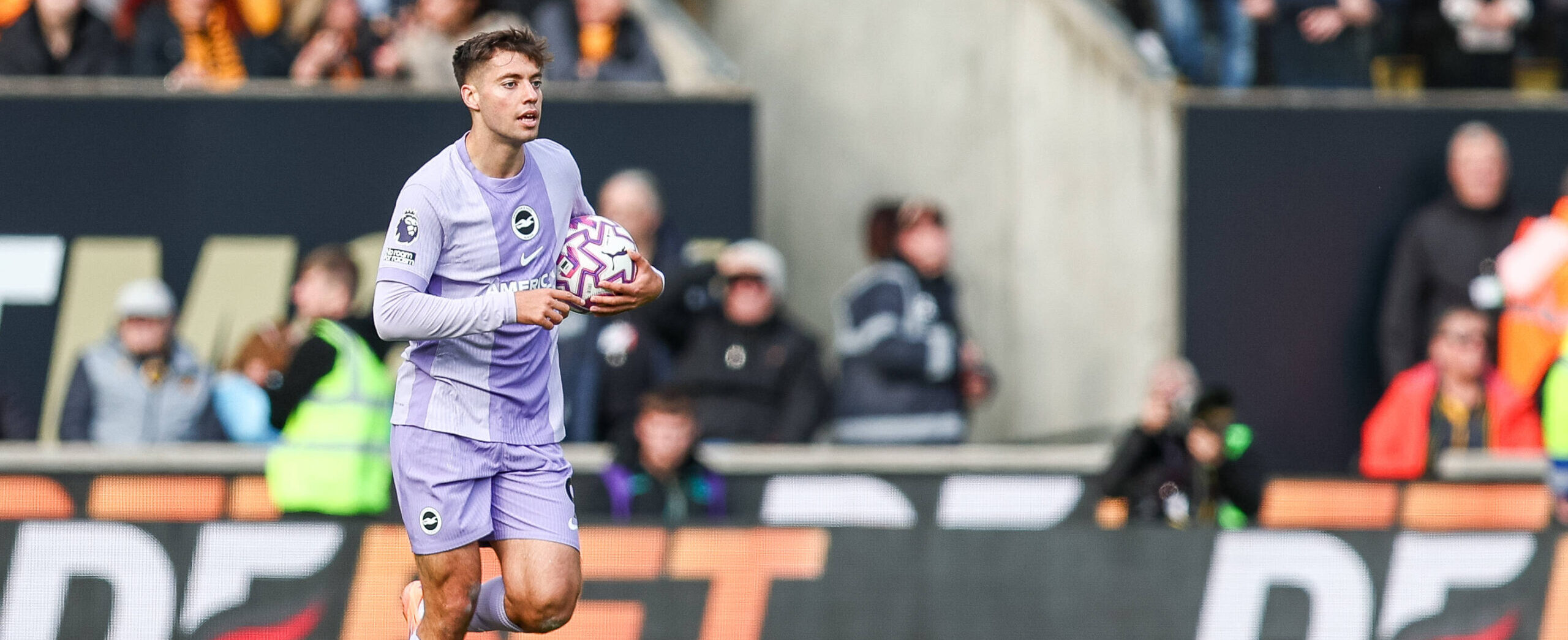 Stefanos Tzimas in action for Brighton