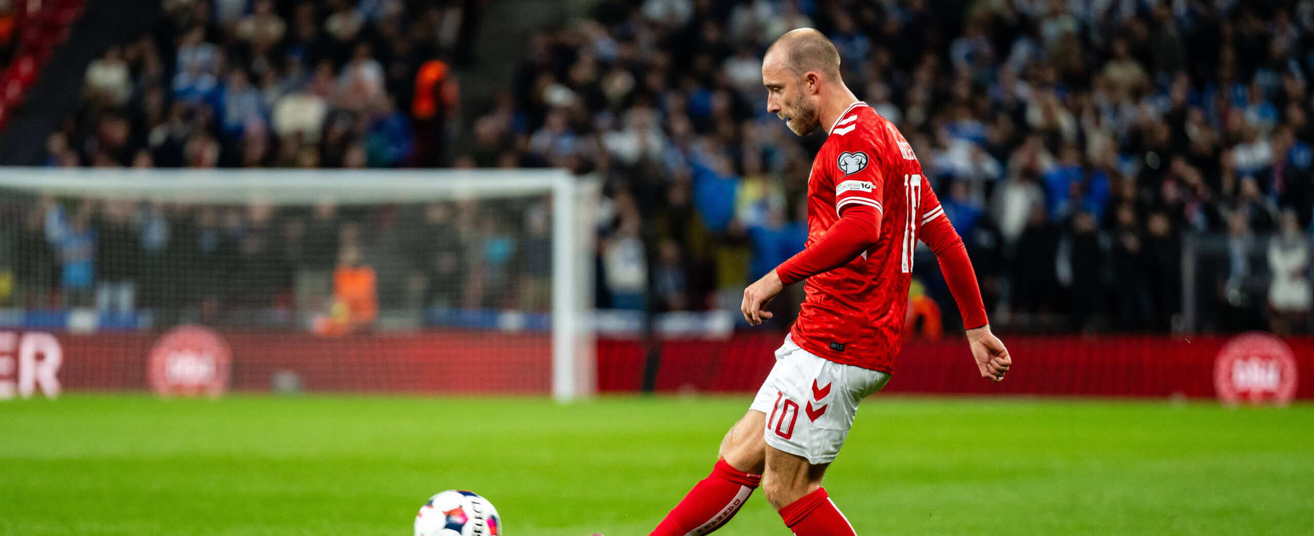 Christian Eriksen in action for Denmark in 2025