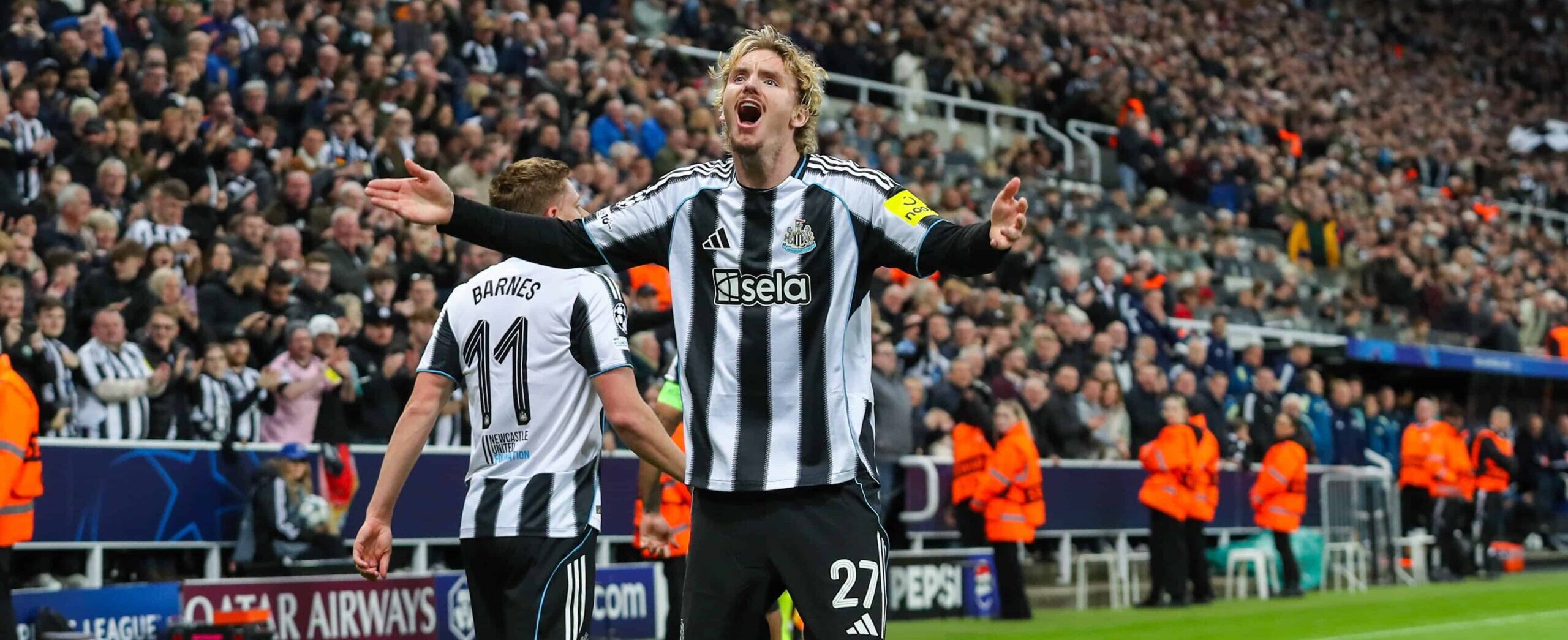 Nick Woltemade 2025 in the Champions League for Newcastle United