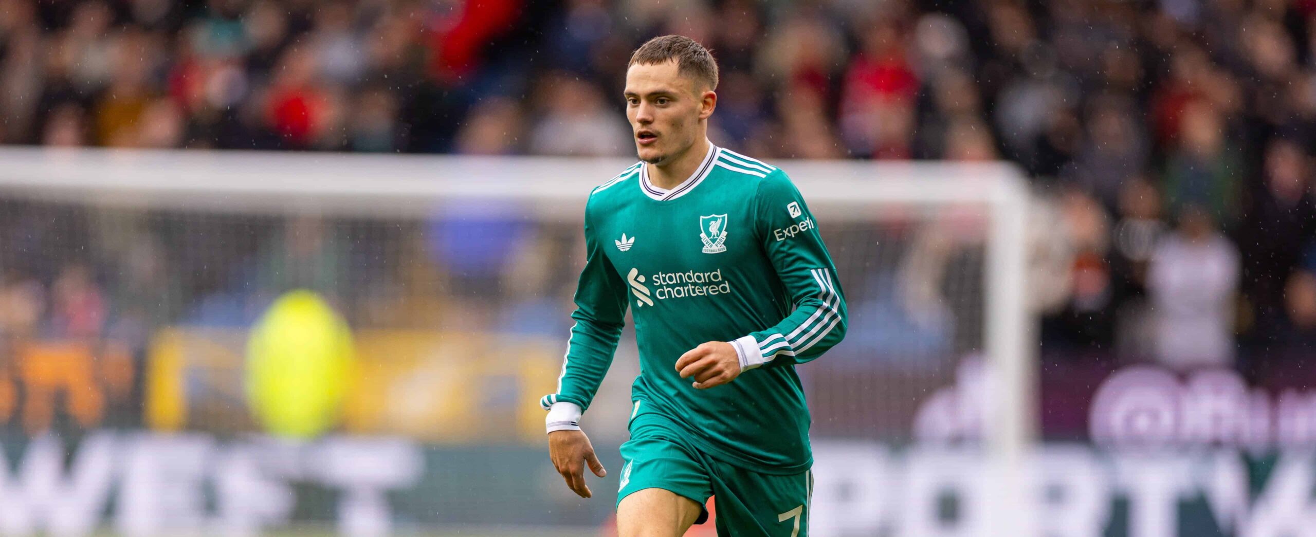 Wirtz in action against Burnley in 2025