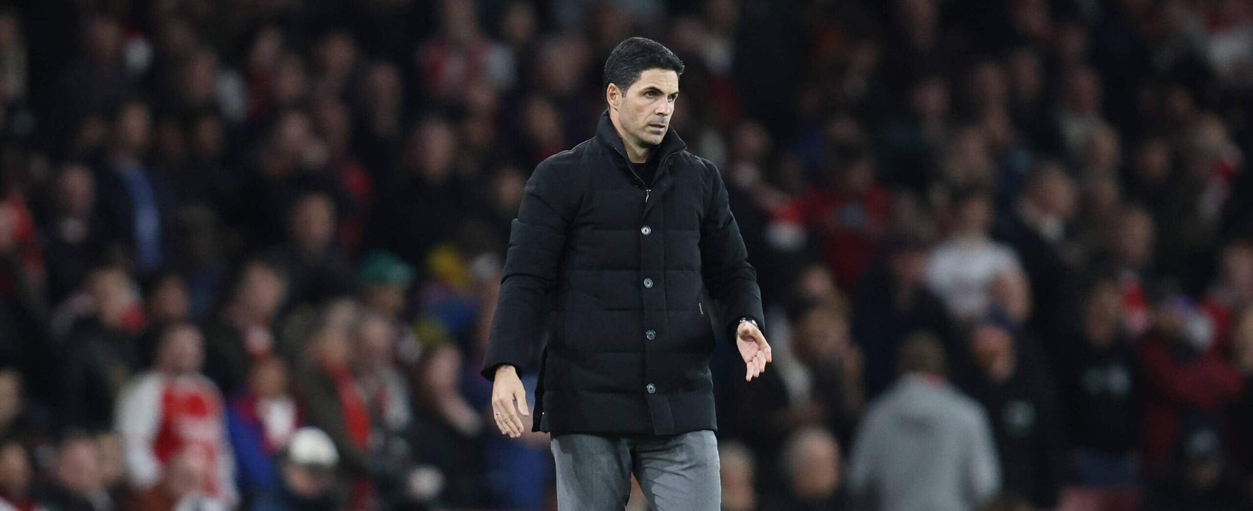 Mikel Arteta in action for Arsenal in 2025 Champions League
