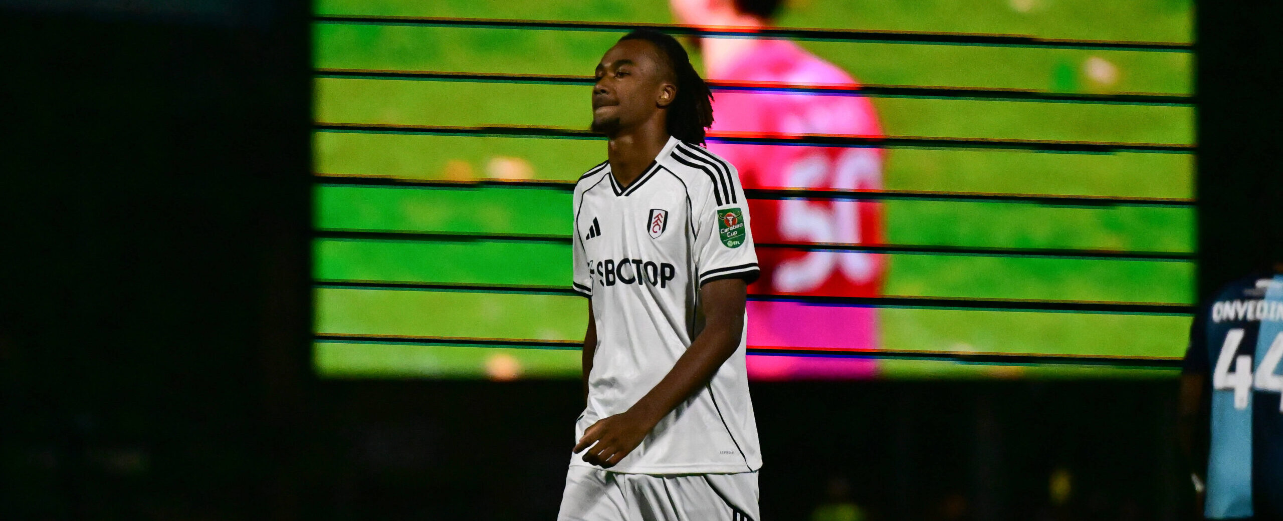 Jonah Kusi-Asare in action for Fulham in 2025