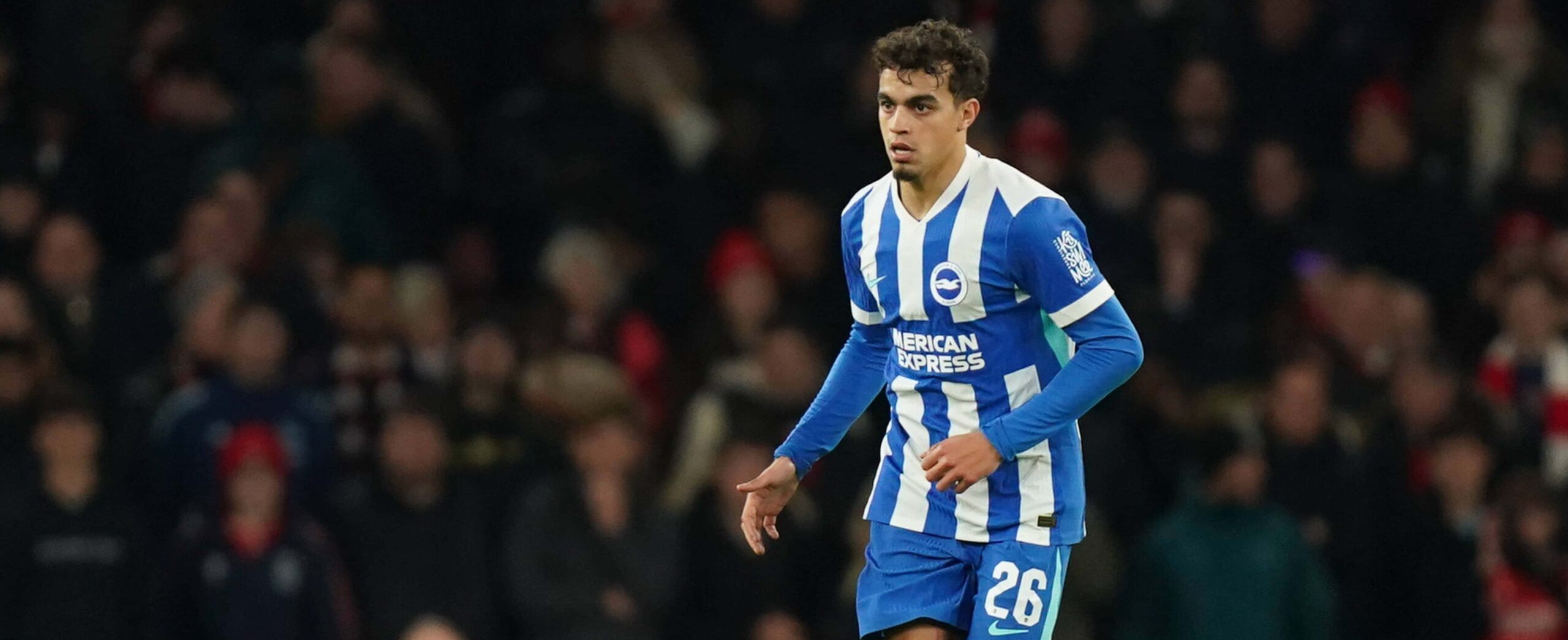 Yasin Ayari in action for Brighton in 2025