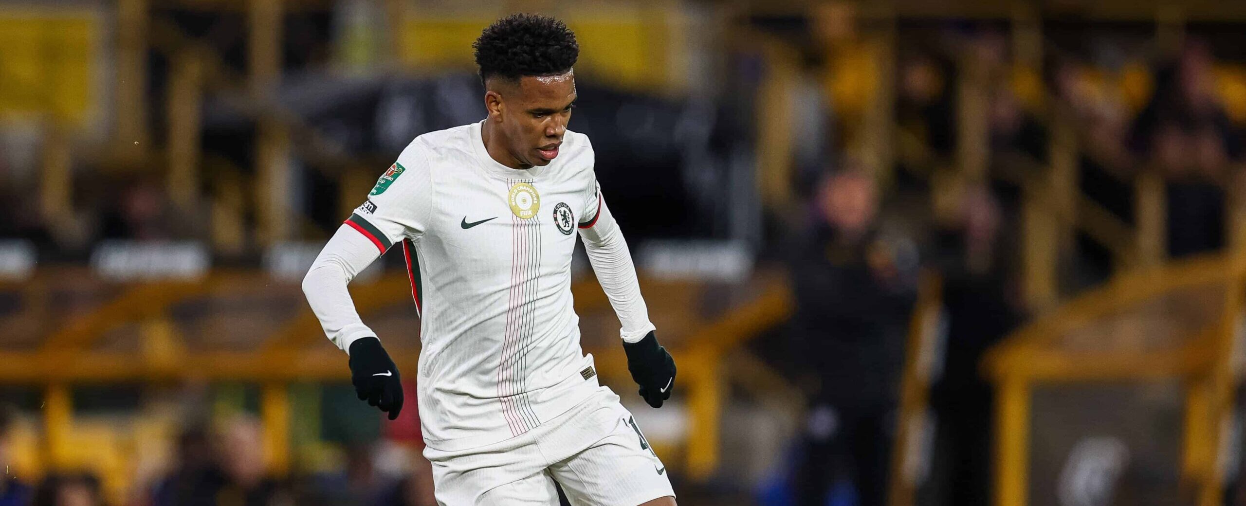 Estevao in action for Chelsea in 2025