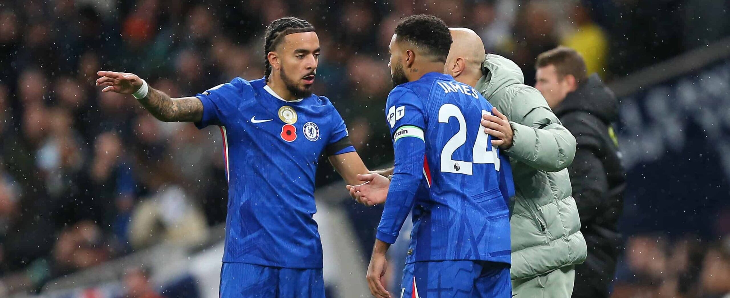 Enzo Maresca in action in 2025 against Spurs