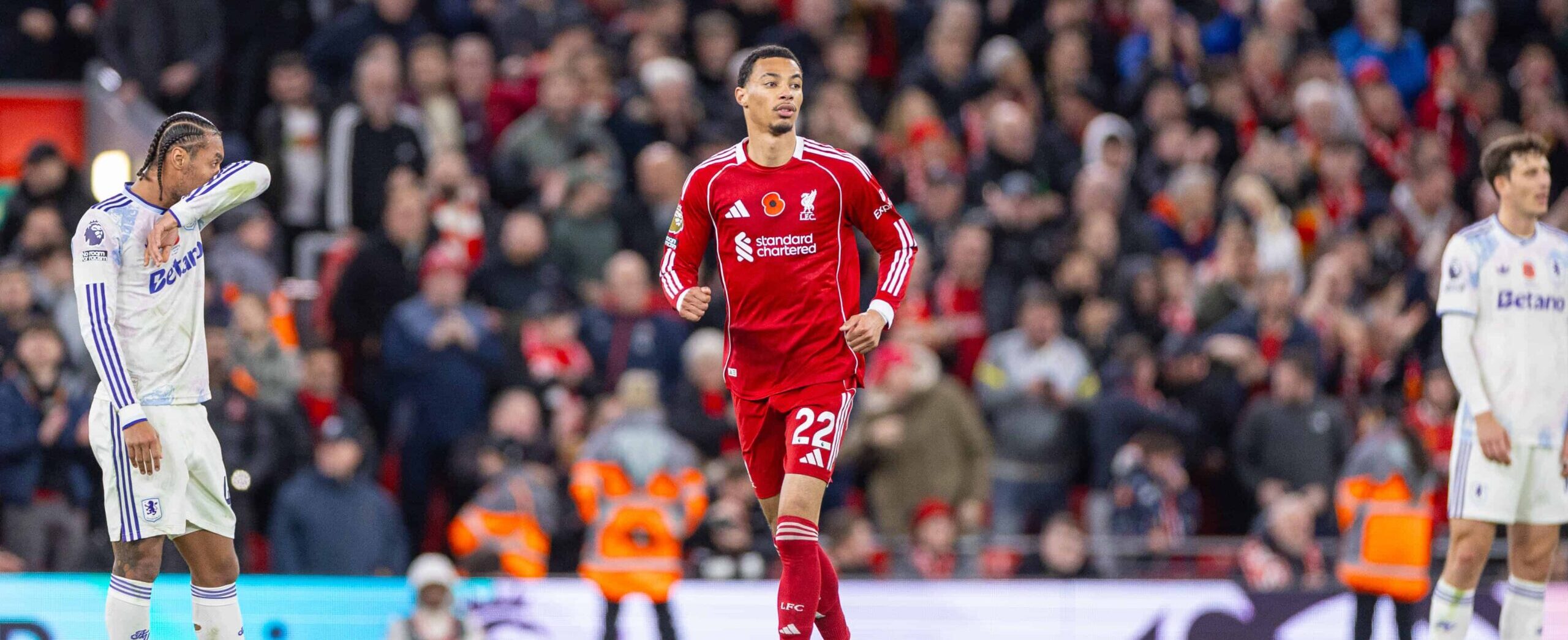 Hugo Ekitike in action for Liverpool in 2025