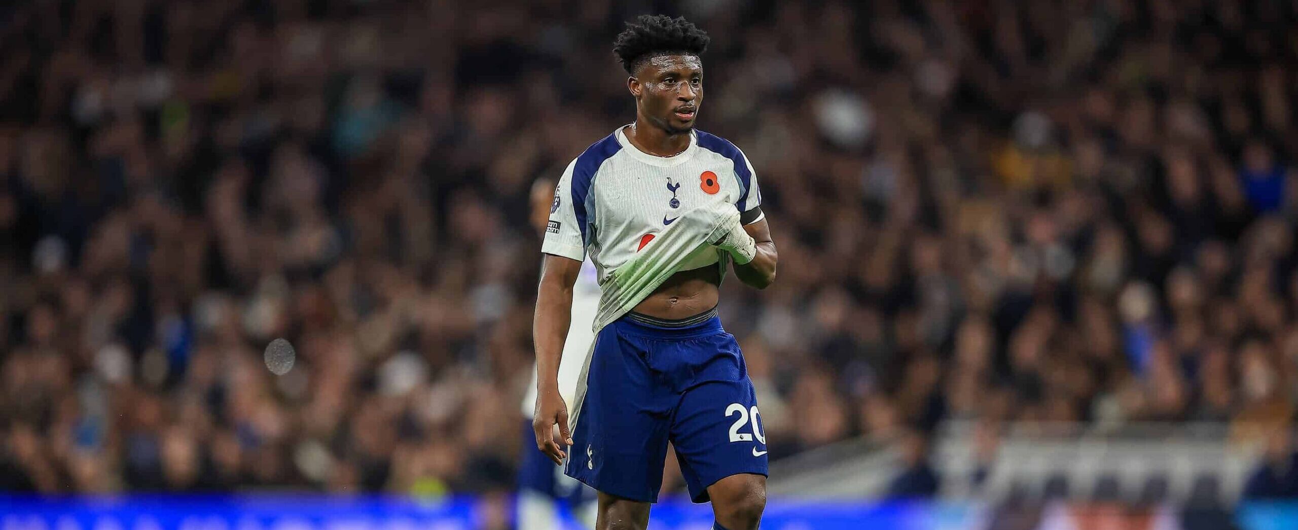 Kudus in action for Tottenham in 2025