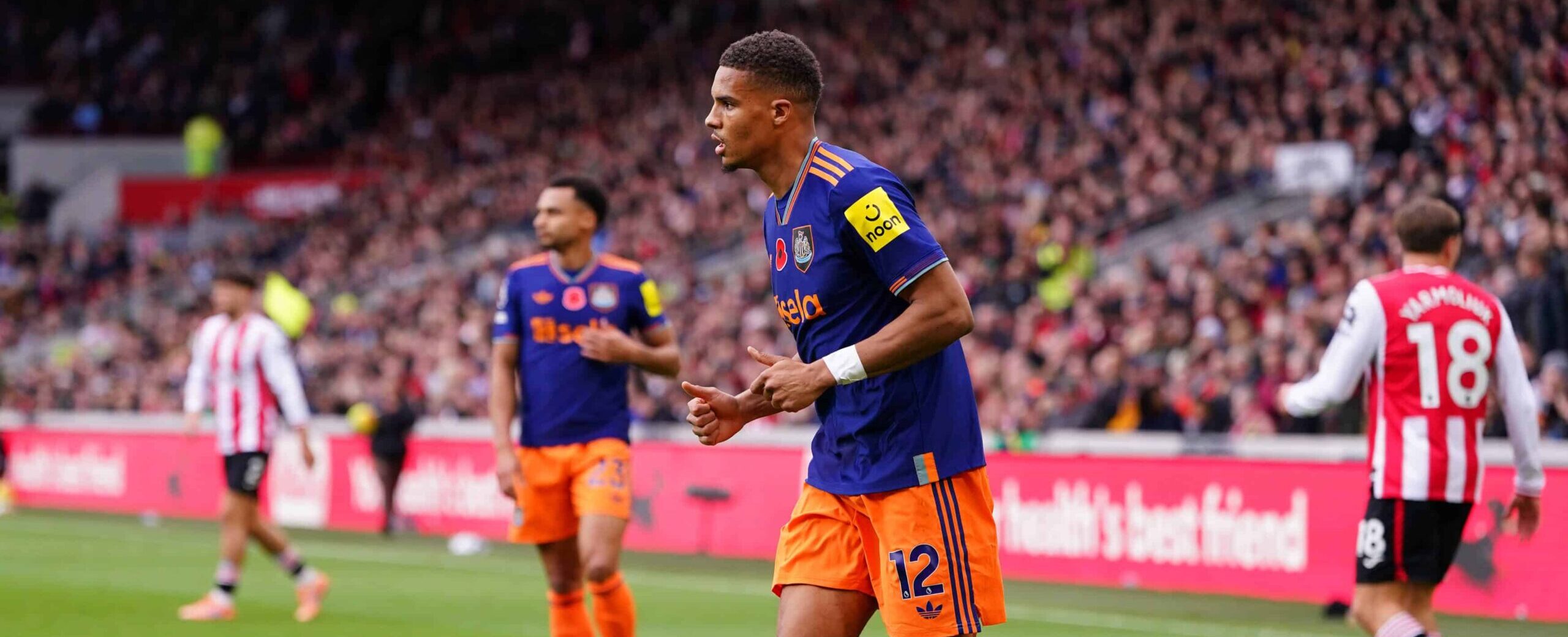 Malick Thiaw in action for Newcastle United in 2025