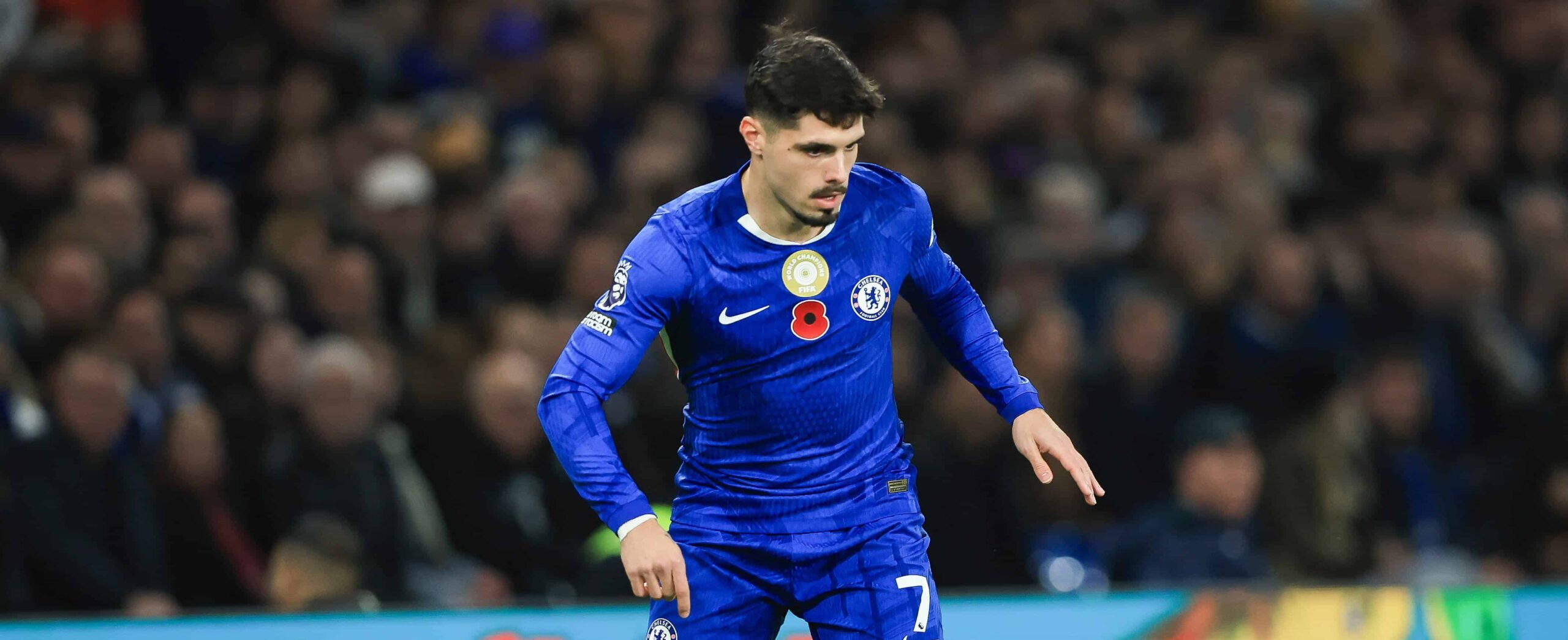 Pedro Neto in action for Chelsea in 2025