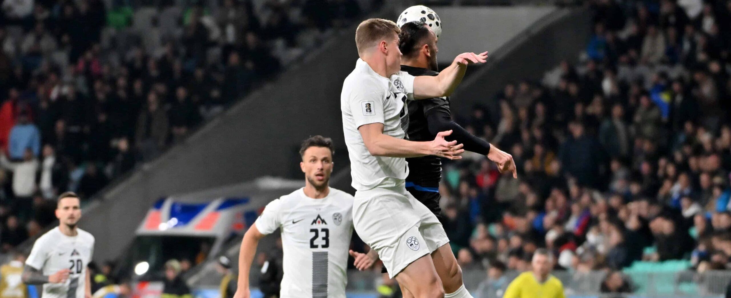 Jaka Bijol in action for Slovenia in 2025