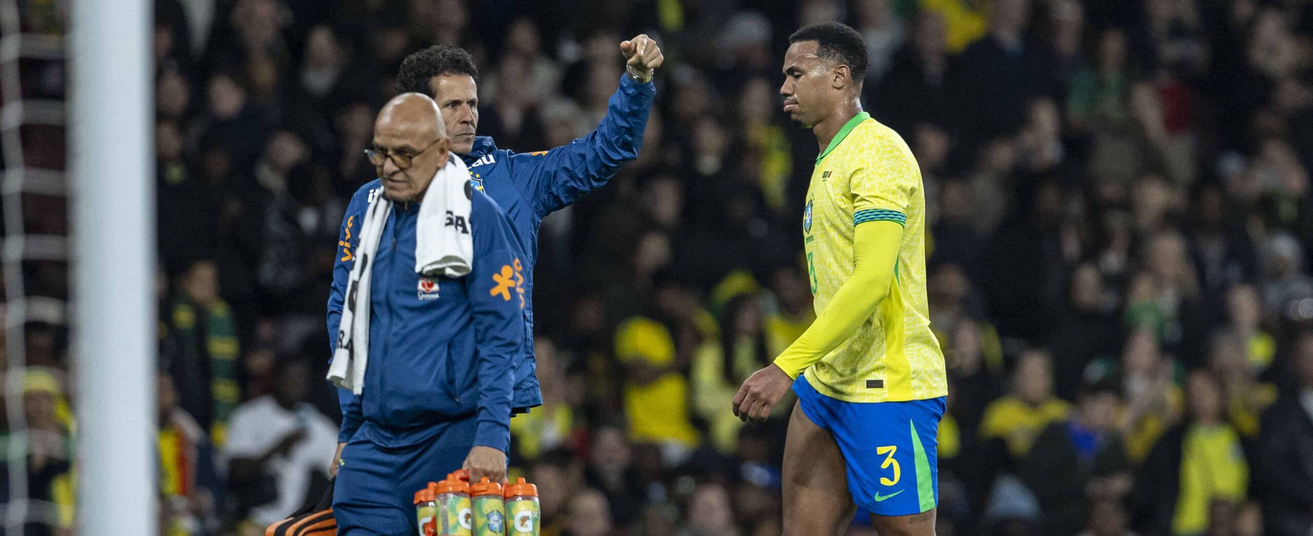 Gabriel injured in 2025 with Brazil