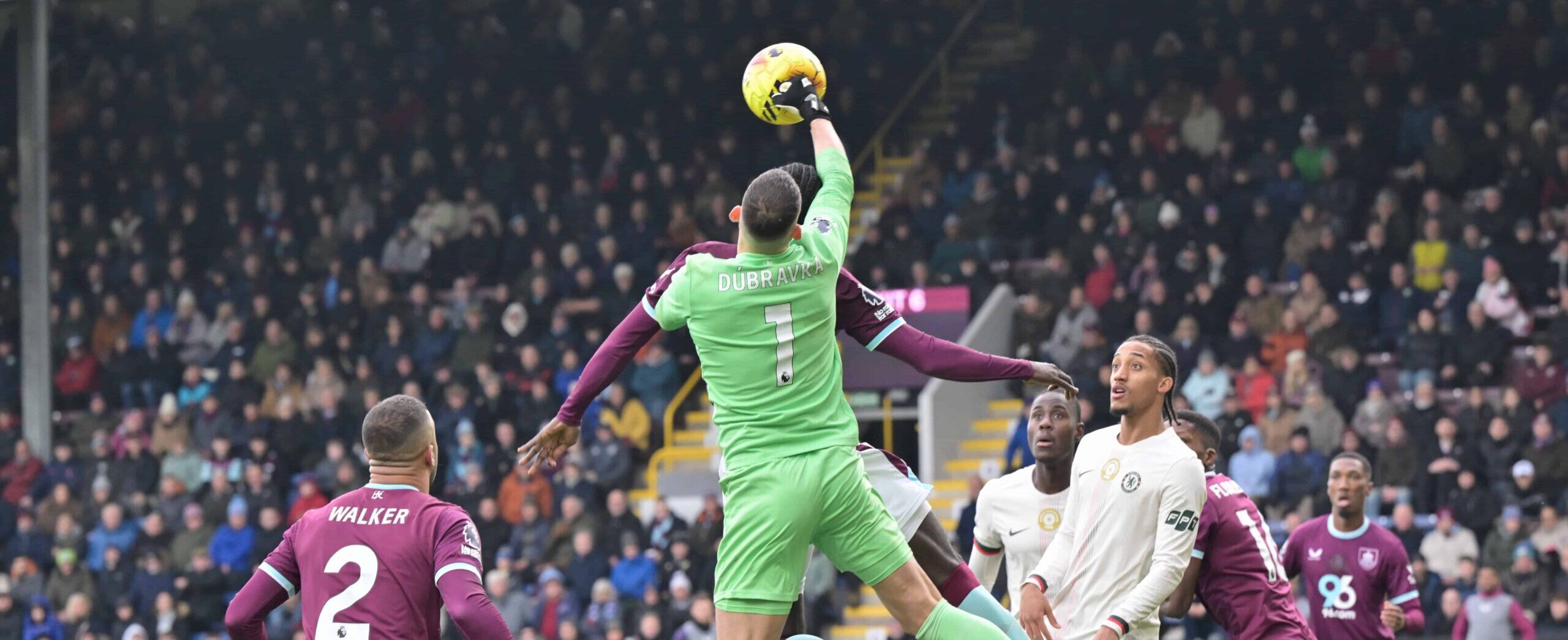 Martin Dubravka in action against Chelsea in 2025