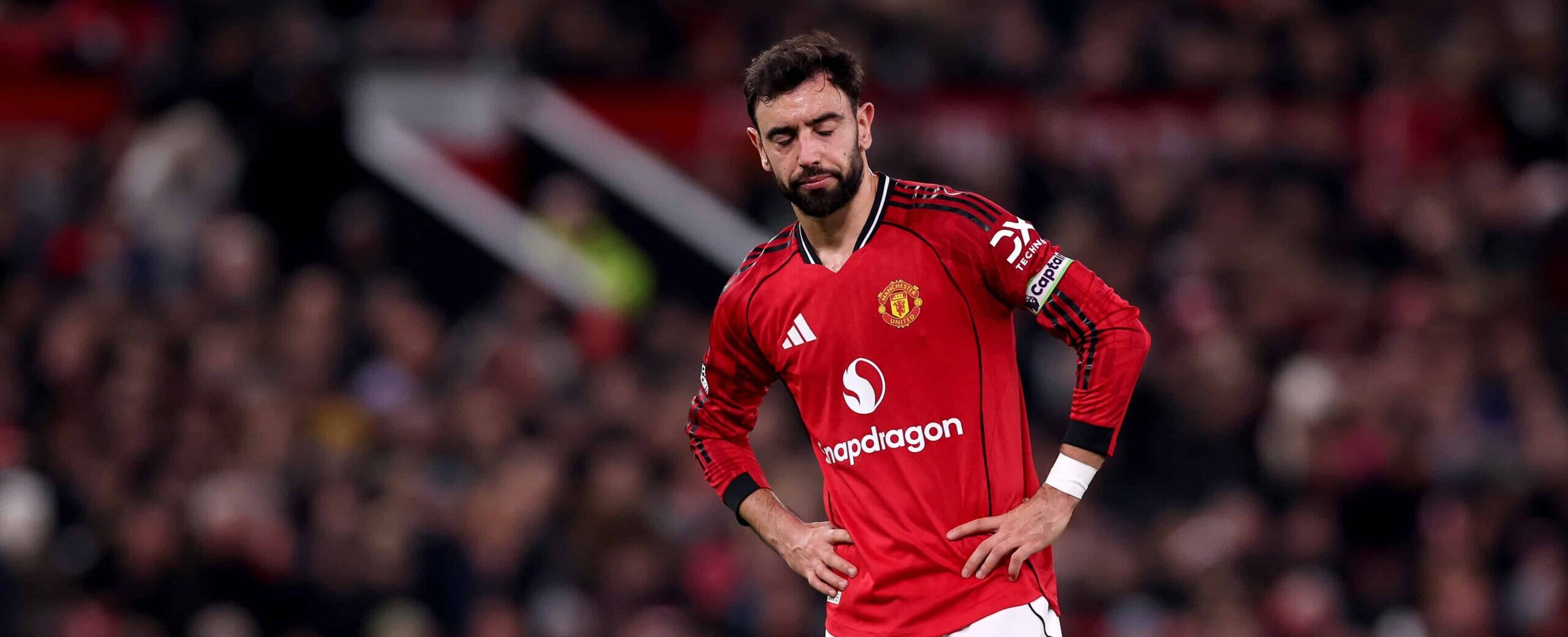 Bruno Fernandes in action against Bournemouth in 2025