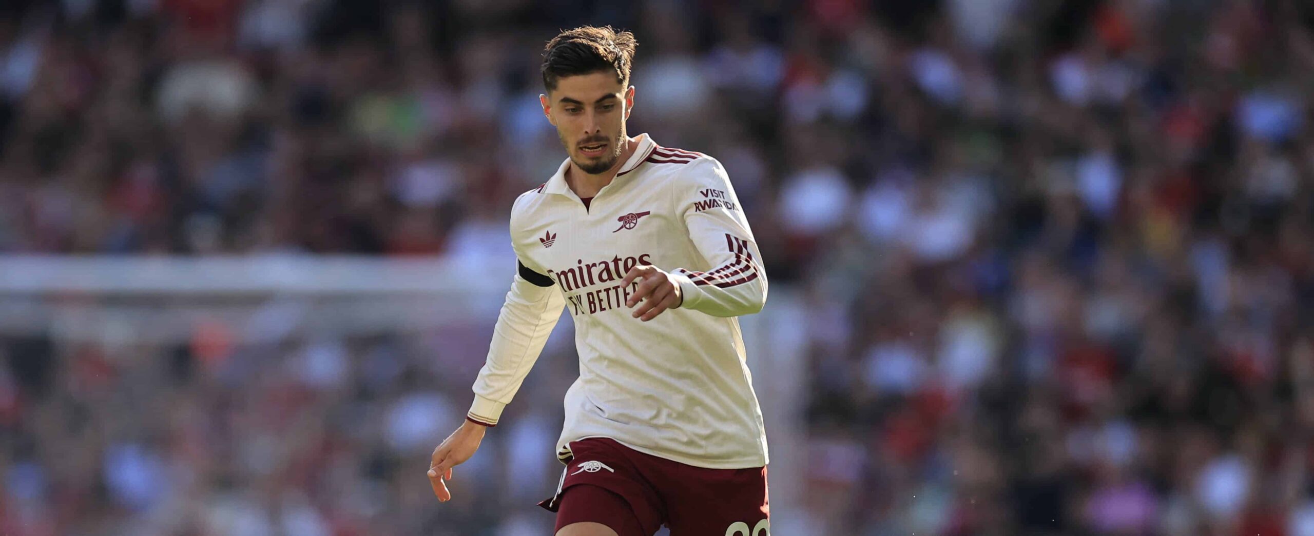 Kai Havertz in action for Arsenal in 2025