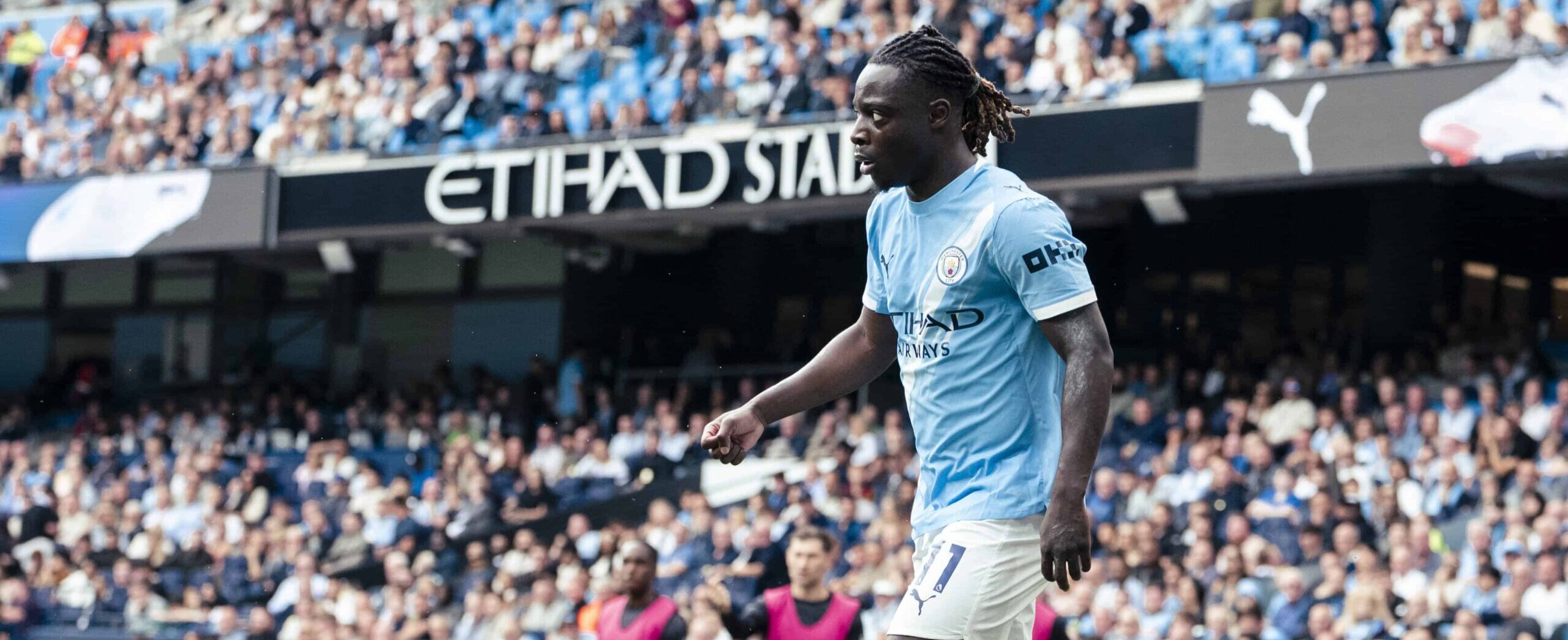 Jérémy Doku in action for Manchester City in 2025/26 Premier League season