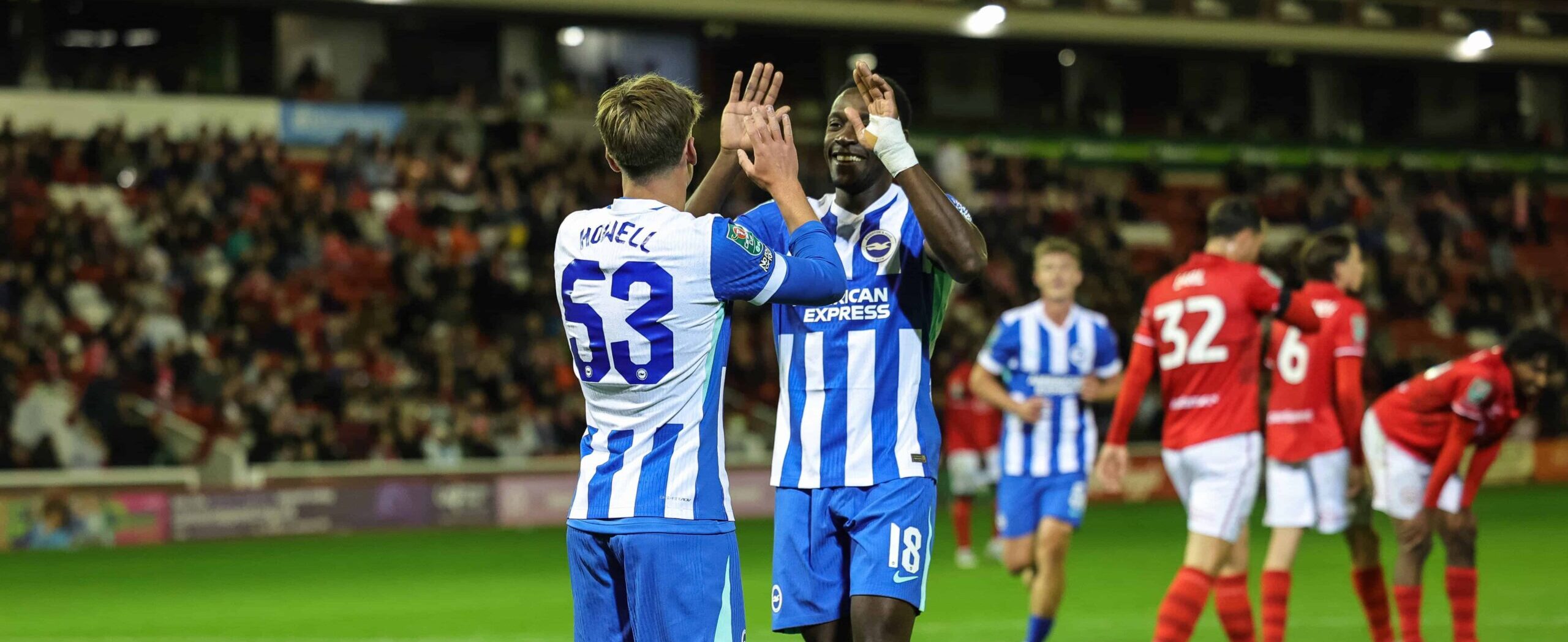 Harry Howell in action for Brighton in 2025