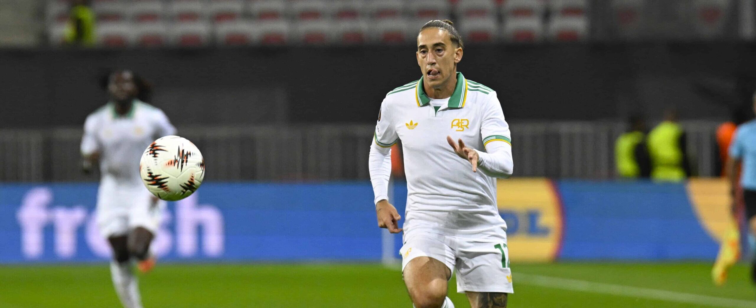 Tsimikas in action for Roma in 2025