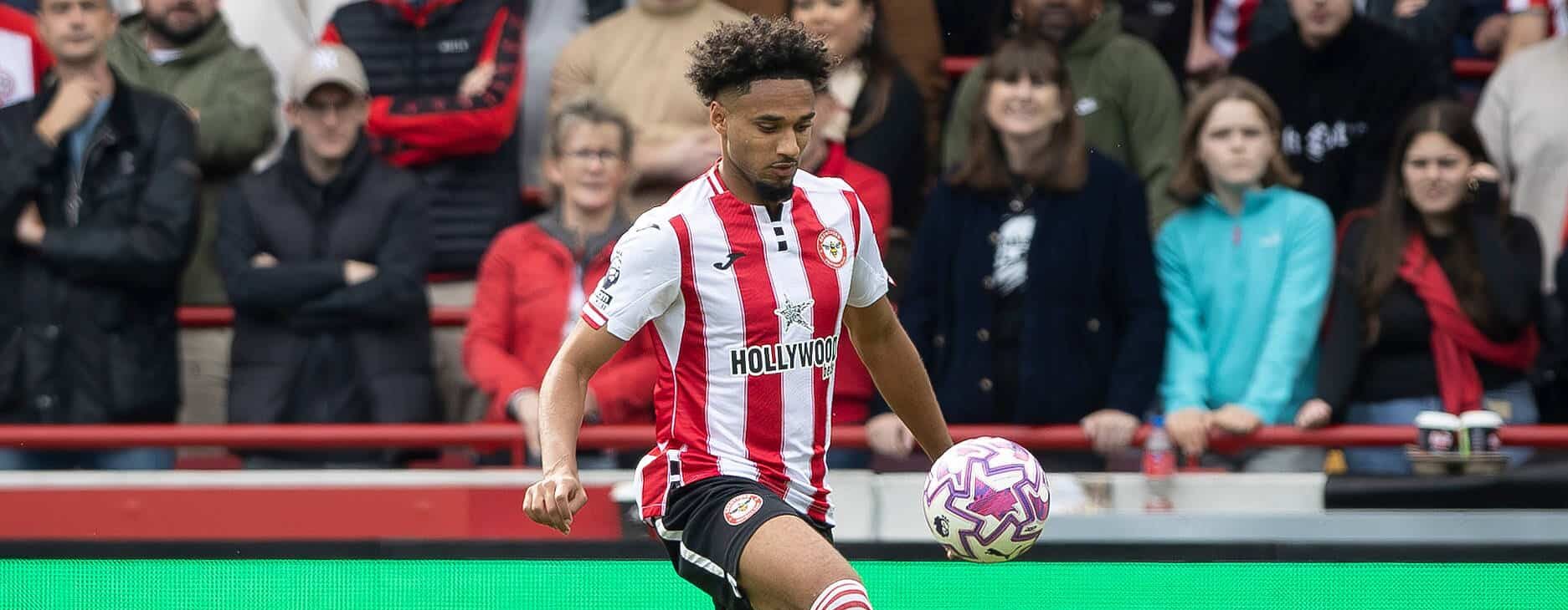 Kevin Schade in action 2025 in the Premier League