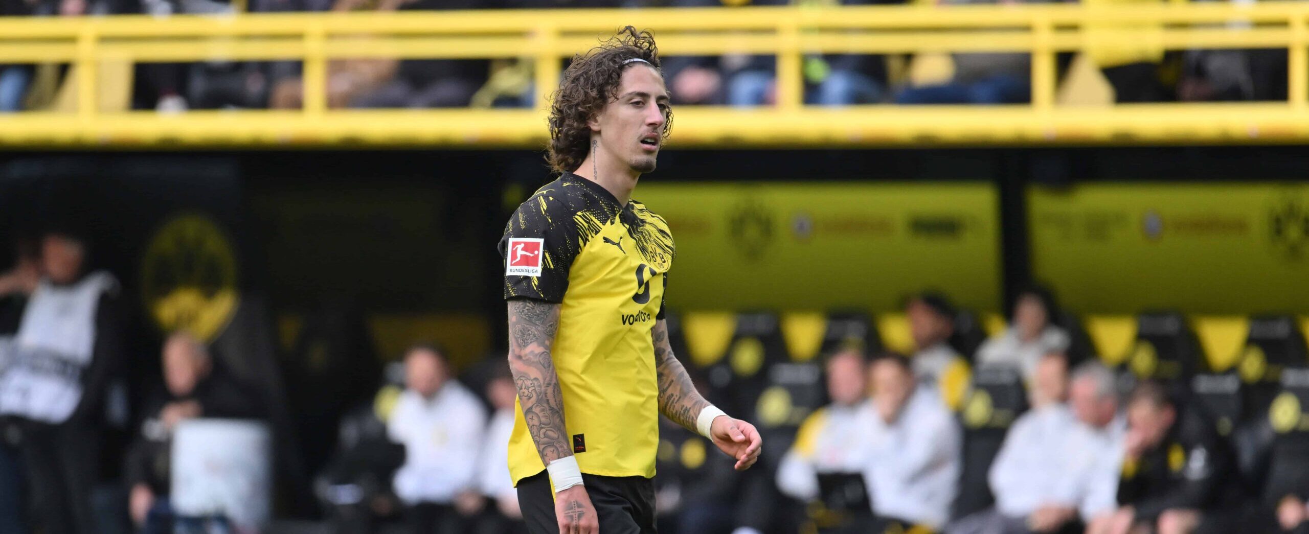 Fabio Silva in action for Dortmund in 2025