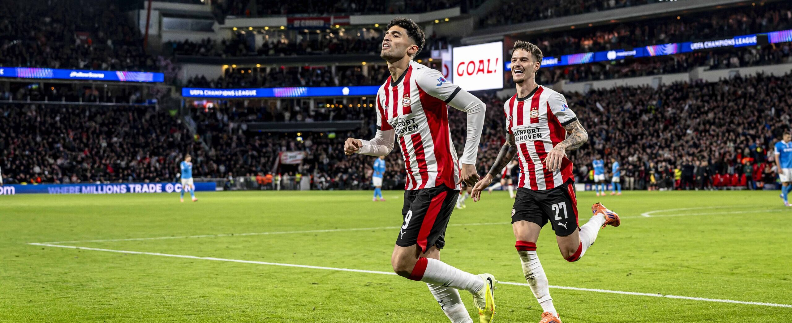 Pepi in action for PSV in 2025