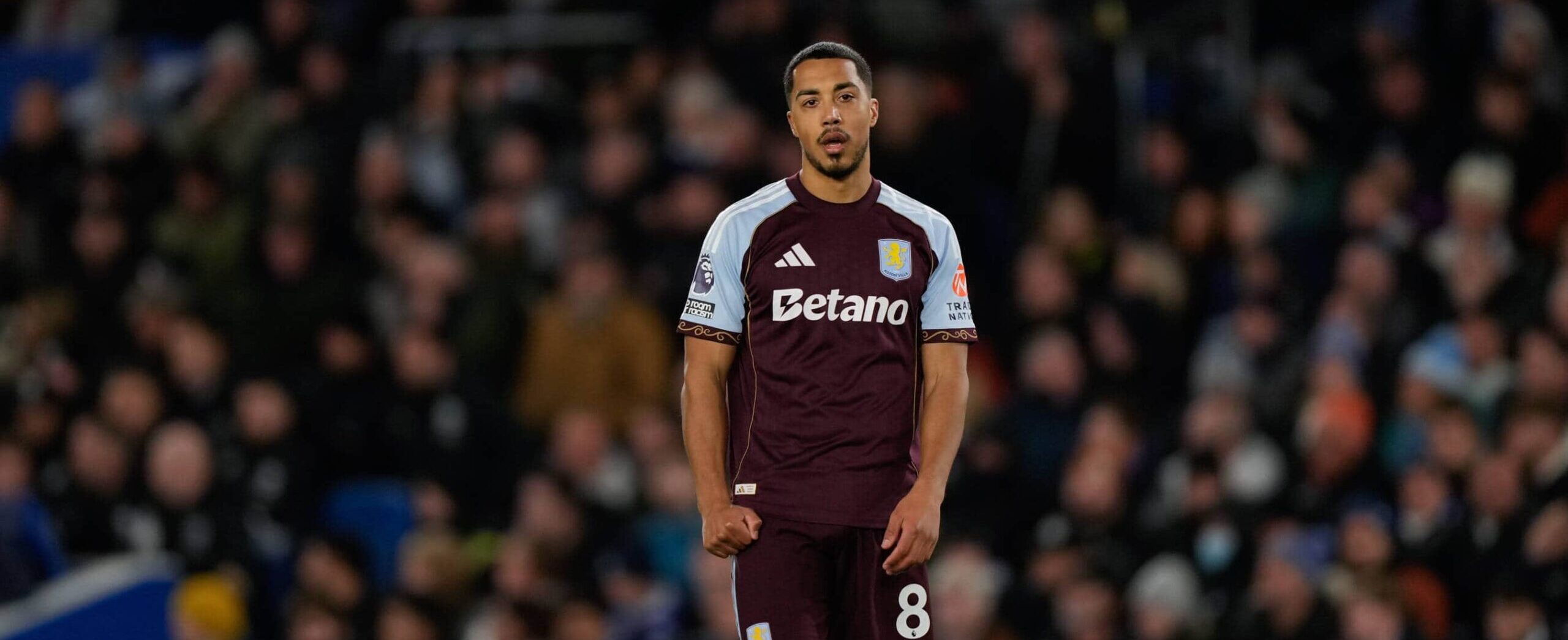 Tielemans in action for Aston Villa in 2025