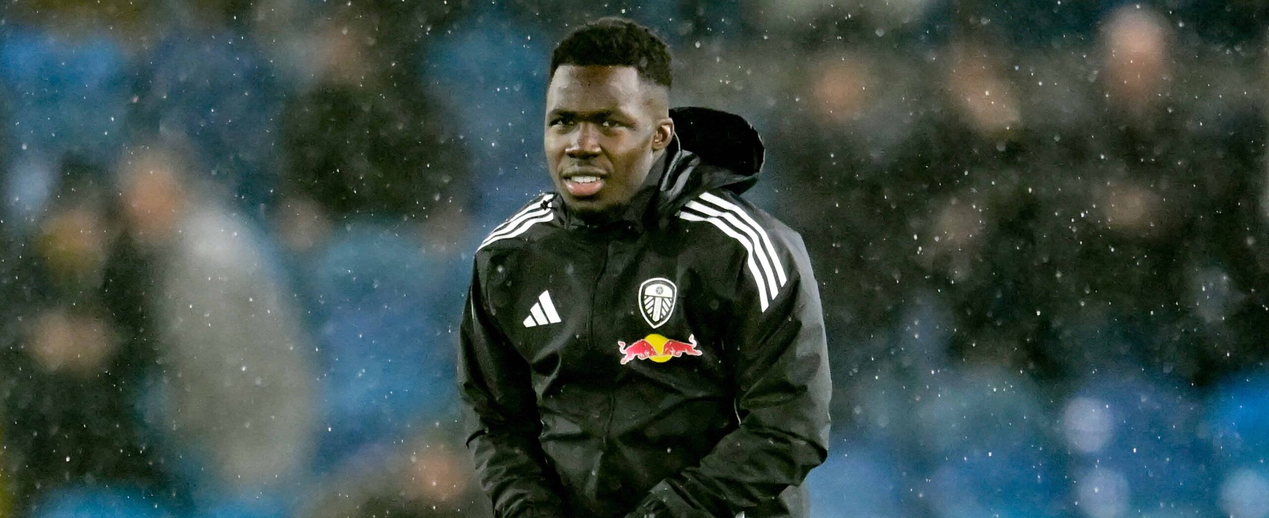 Gnonto in action for Leeds United in 2025