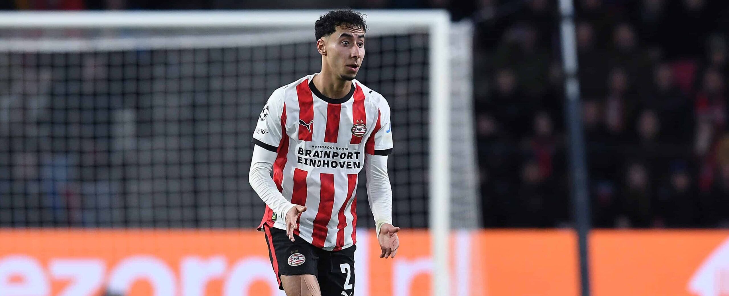 Salah-Eddine in action for PSV in 2025