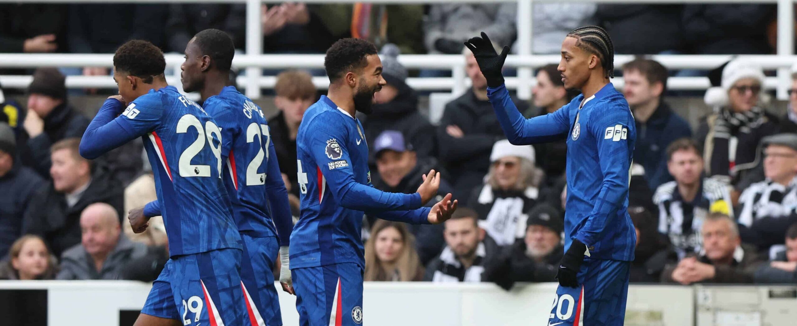 Joao Pedro in action For Newcastle United in 2025