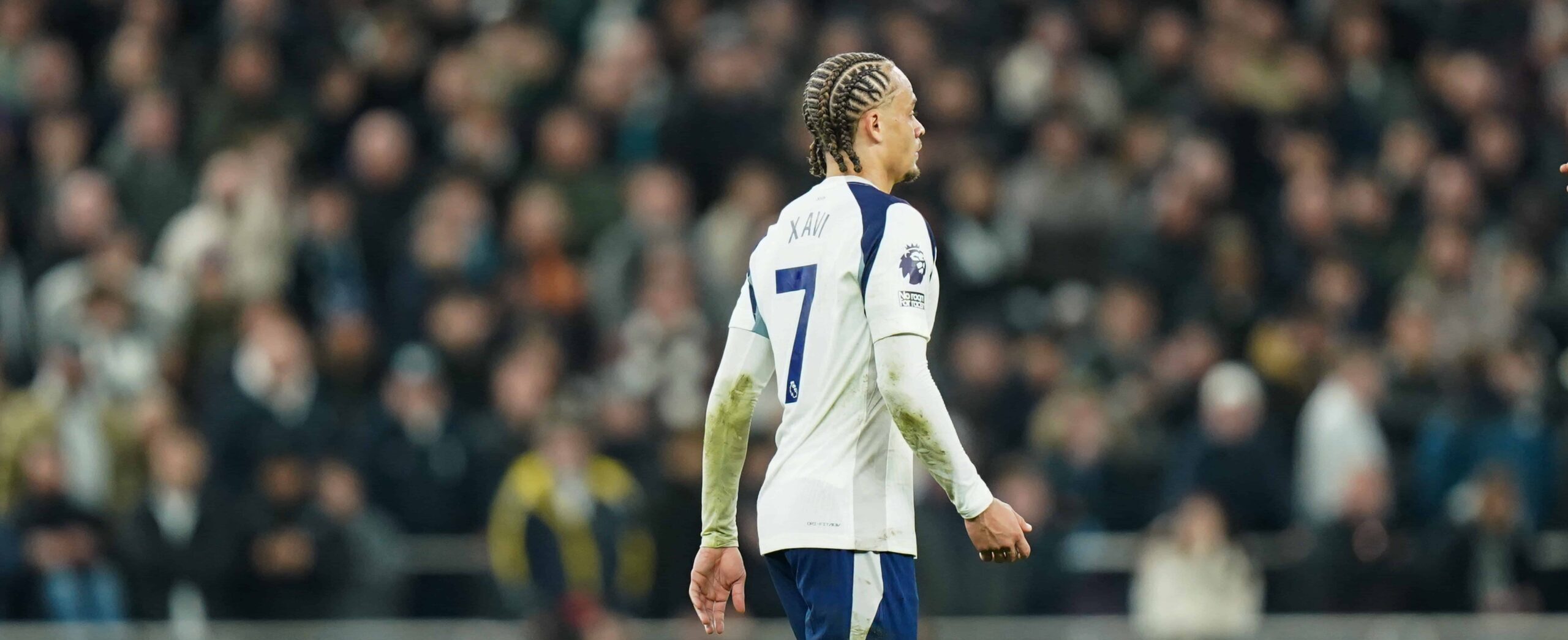 Xavi Simons against Liverpool in 2025