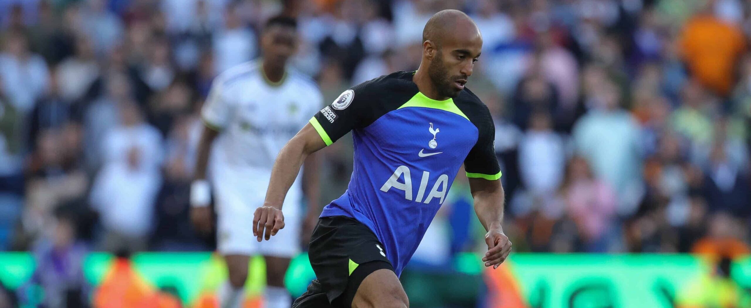 Lucas Moura in action for Tottenham