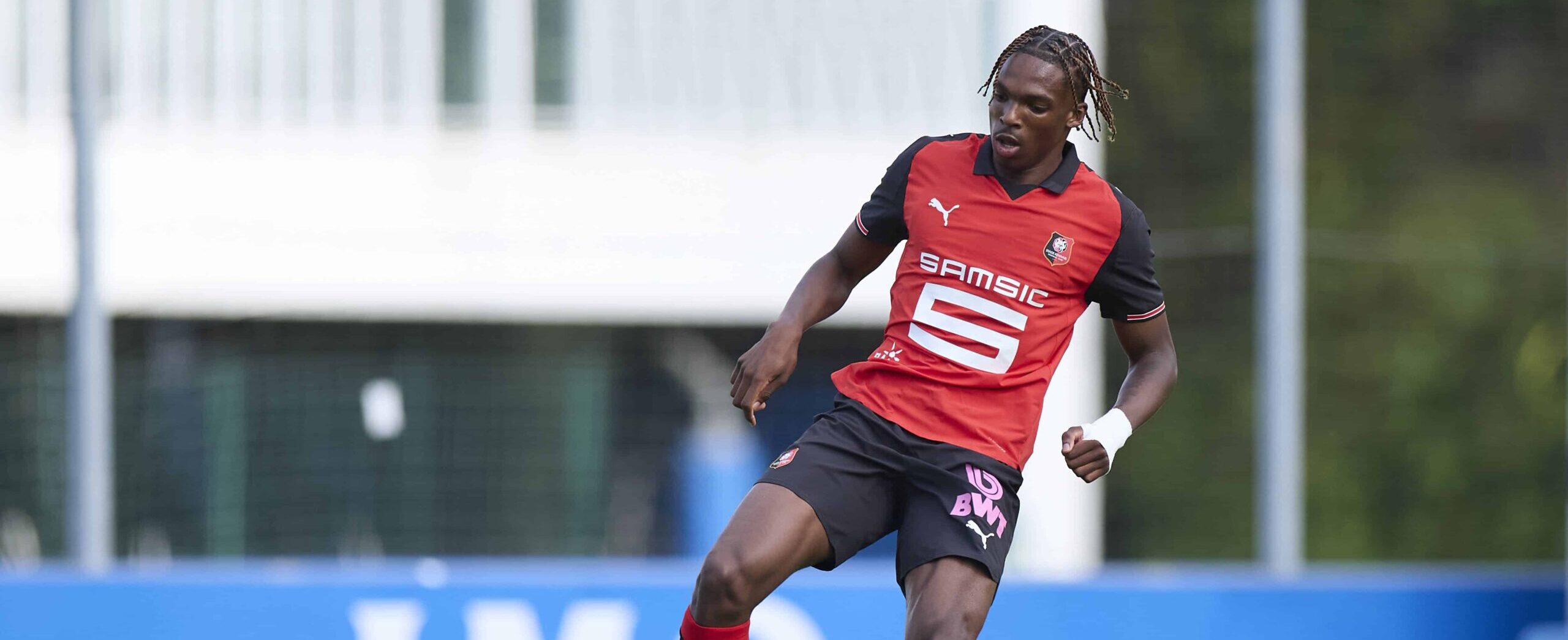 Jeremy Jacquet in action for Rennais