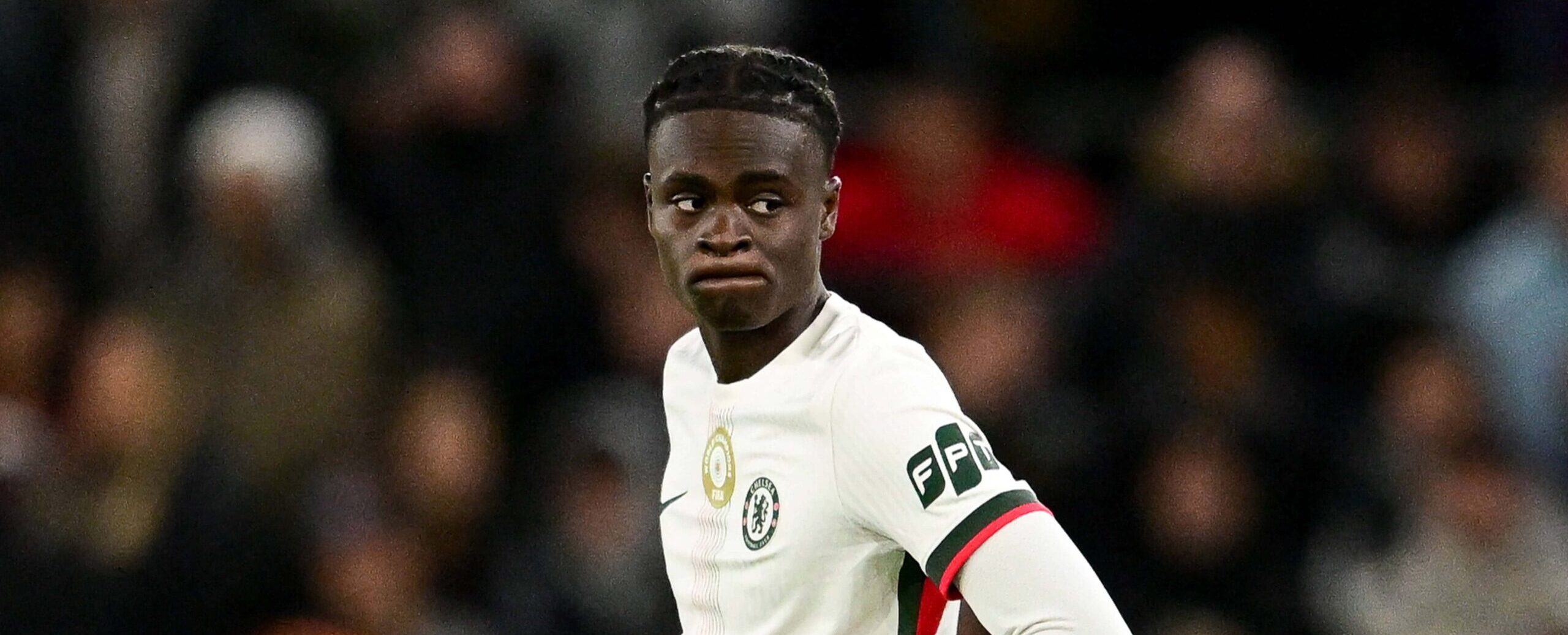 Tyrique George in action for Chelsea 2025/26