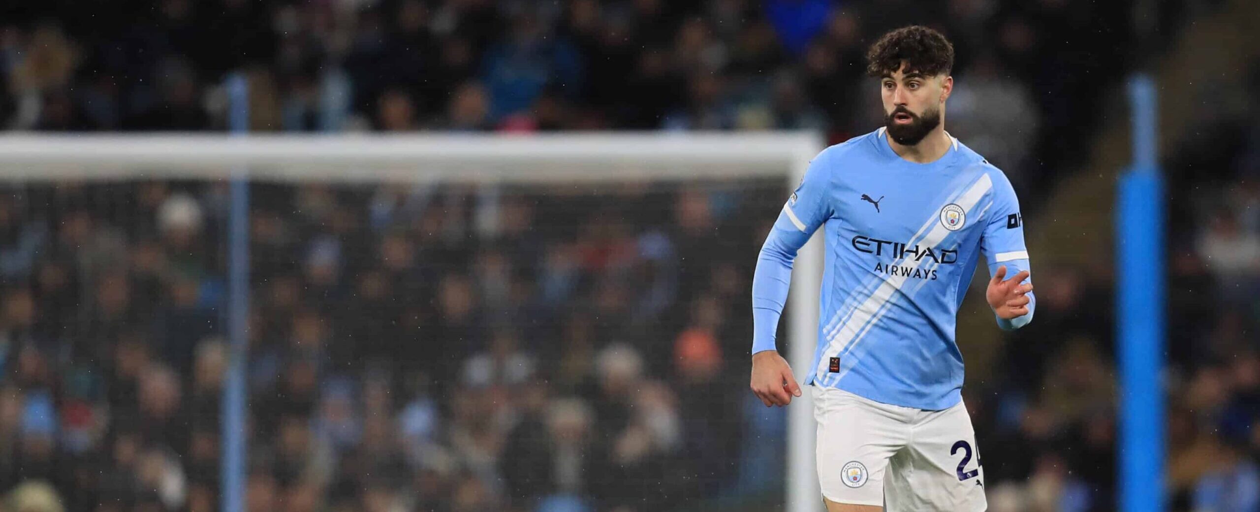 Gvardiol in action for Manchester City against Chelsea in 2026