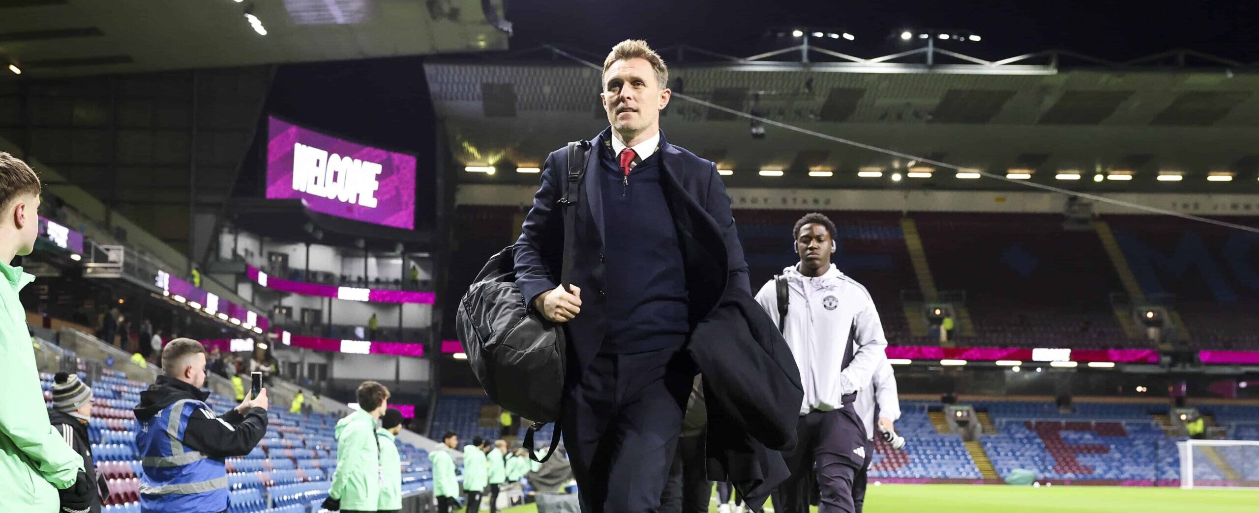 Darren Fletcher in action for Manchester United in 2026