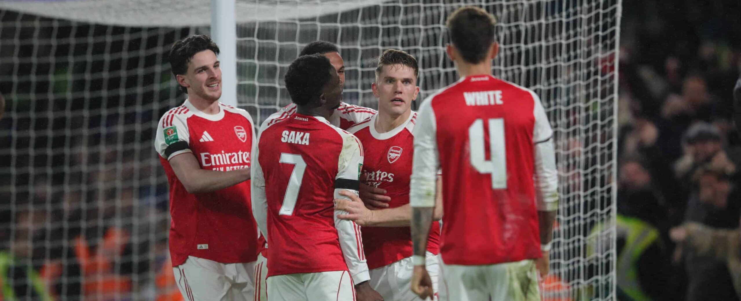 Arsenal win against Chelsea in the Semi-Final of the Carabao Cup