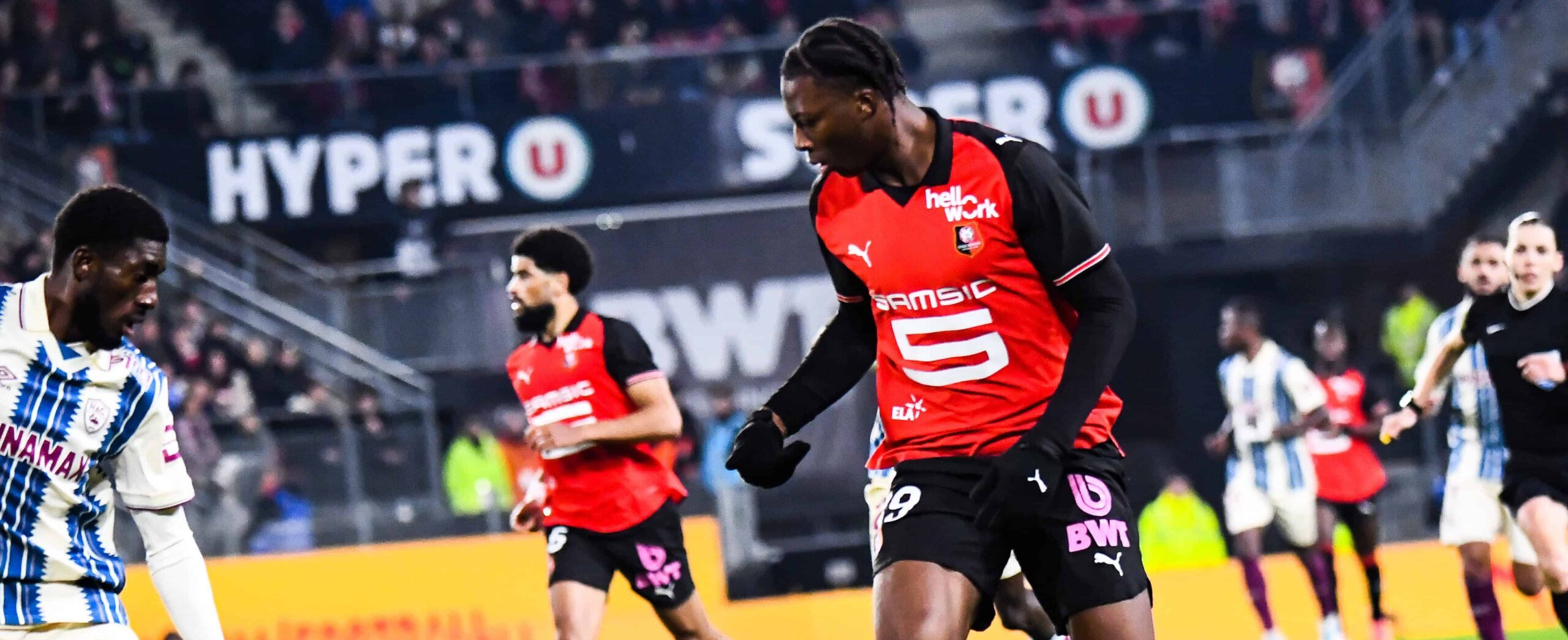Mohamed Kader Meite in action for Rennais