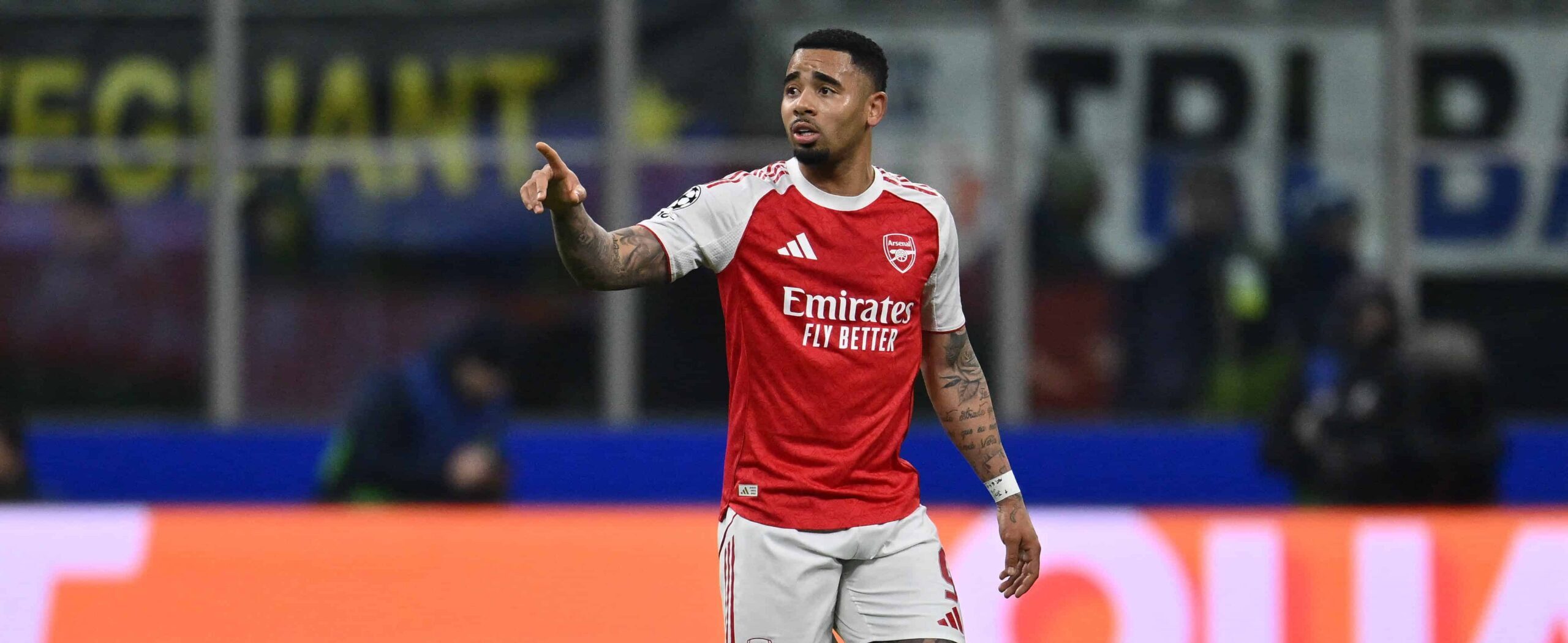 Gabriel Jesus in action for Arsenal in 2026