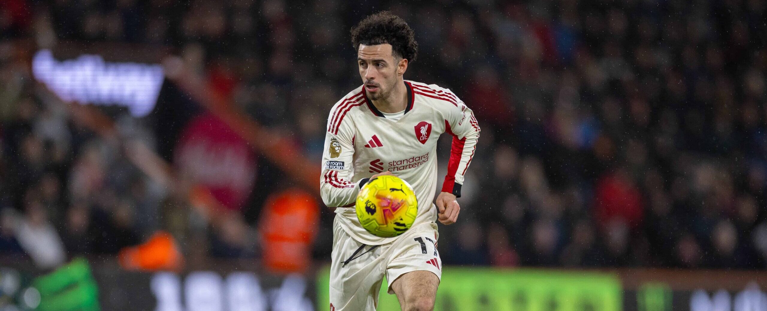 Curtis Jones in action for Liverpool in 2026