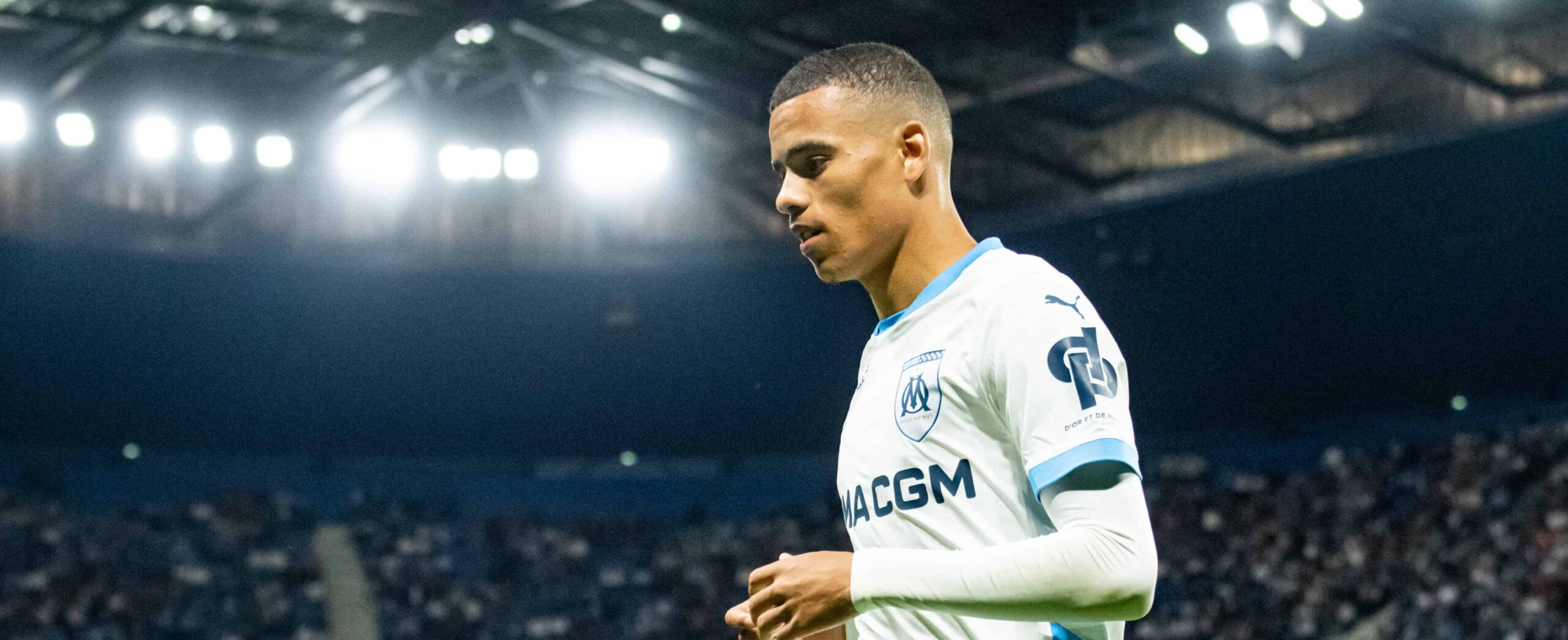 Mason Greenwood in action for Marseille in 2025