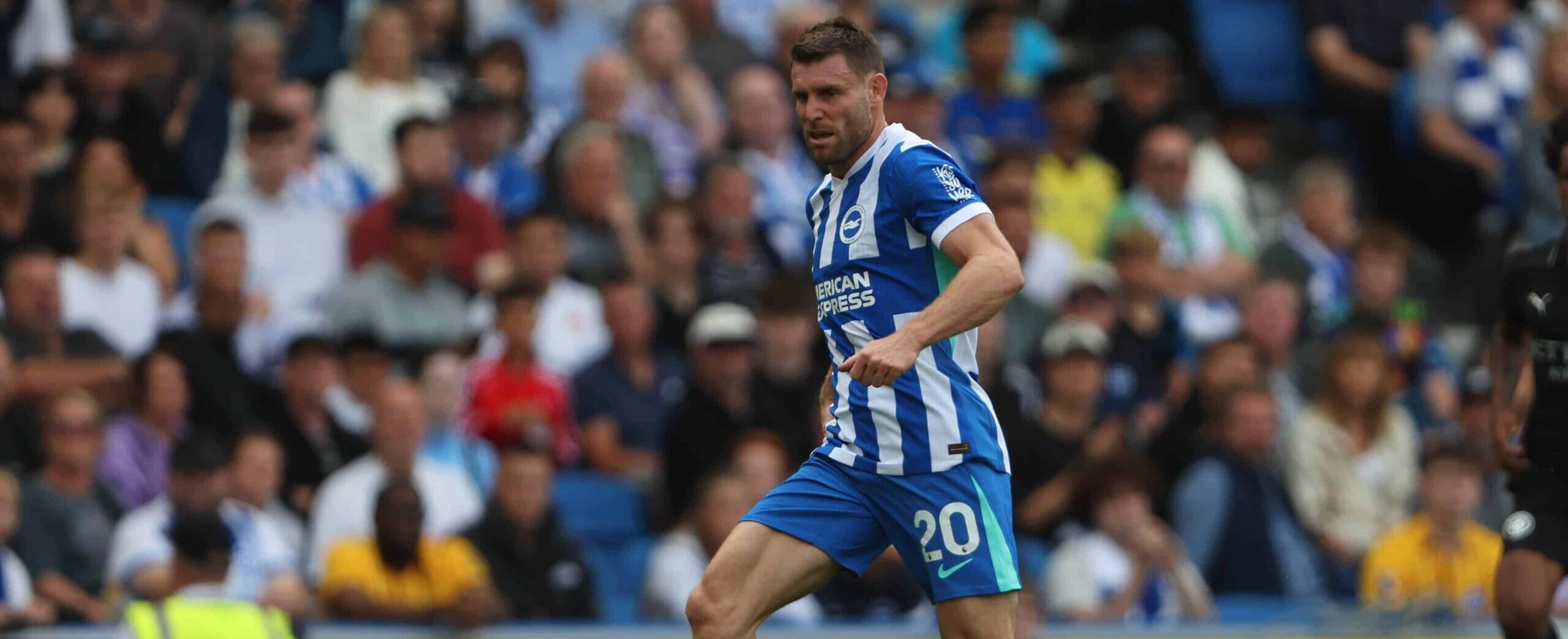 James Milner 2025 in action for Brighton