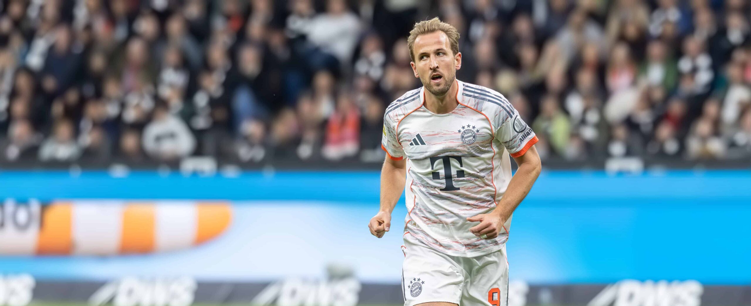 Harry Kane in action for Bayern Munich in 2025
