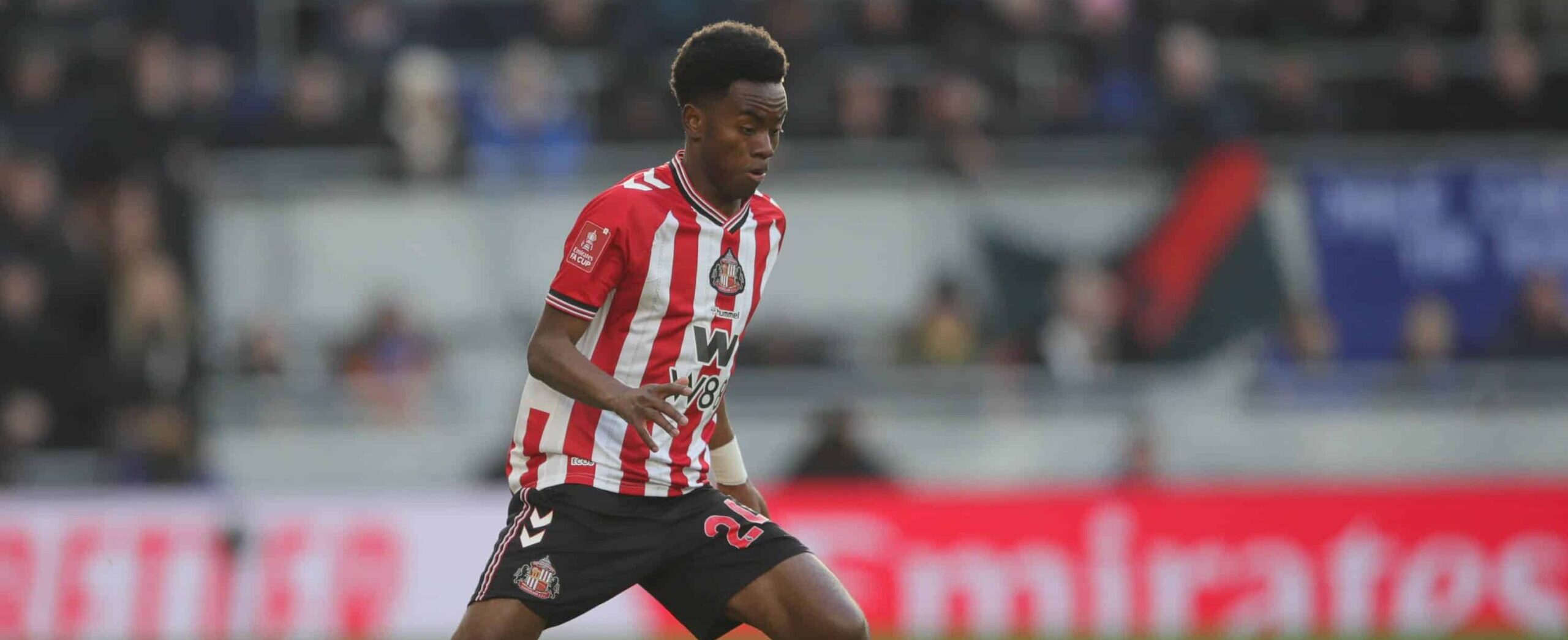 Simon Adingra in action for Sunderland in 2026