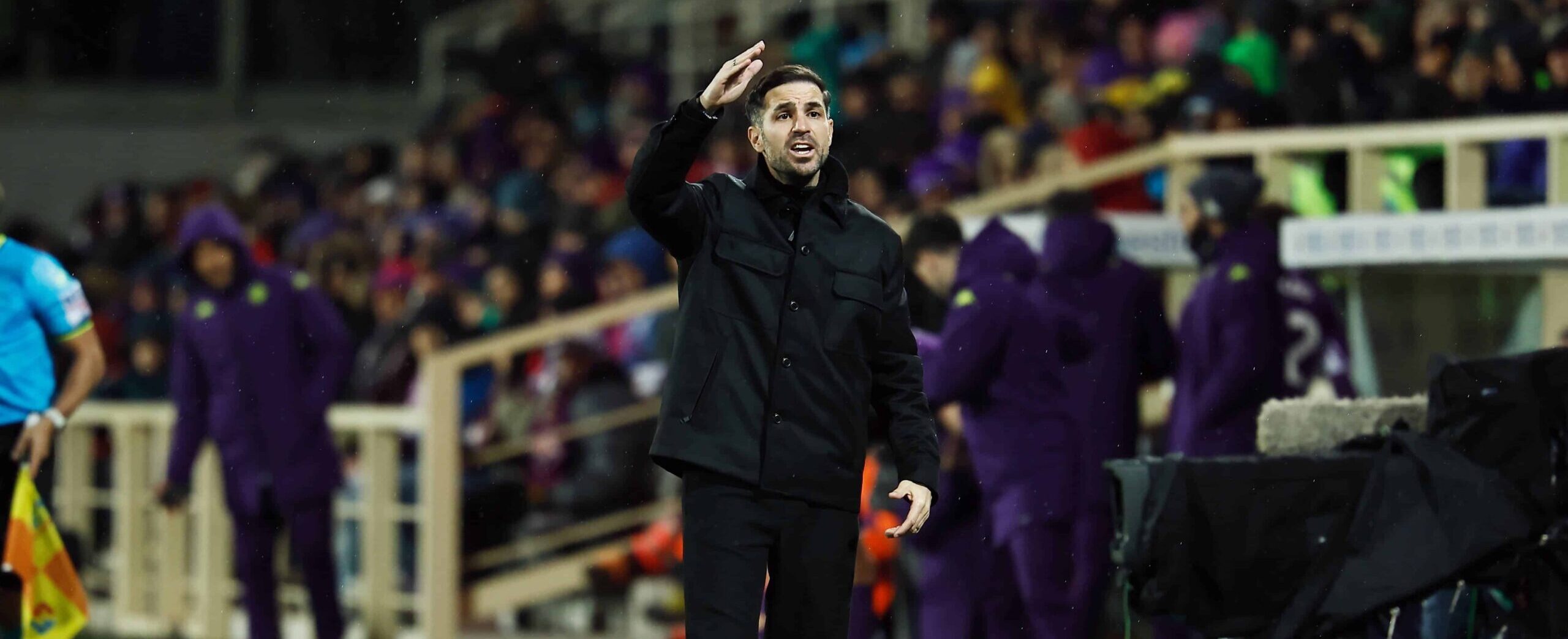 Fabregas in action for Como in 2026