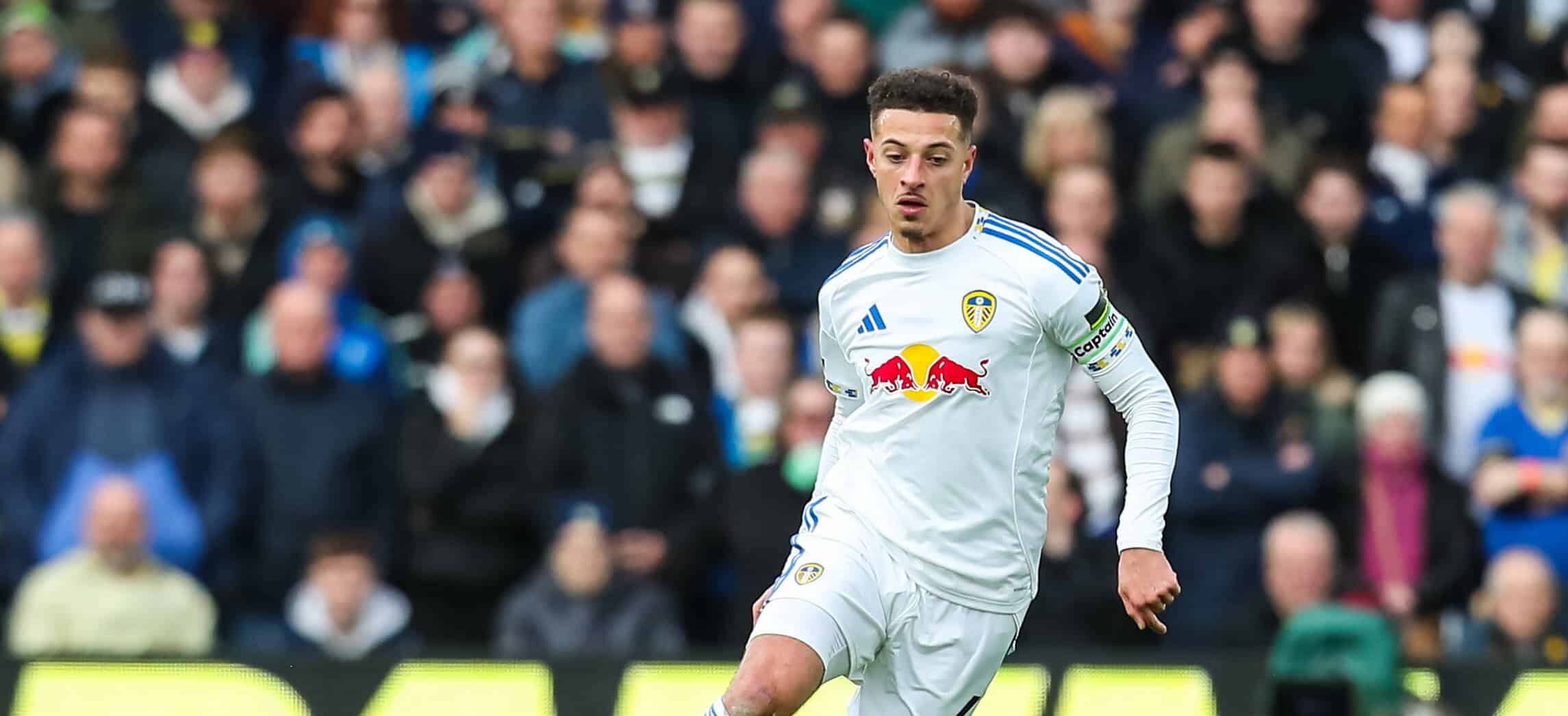 Ethan Ampadu in action for Leeds United in 2026