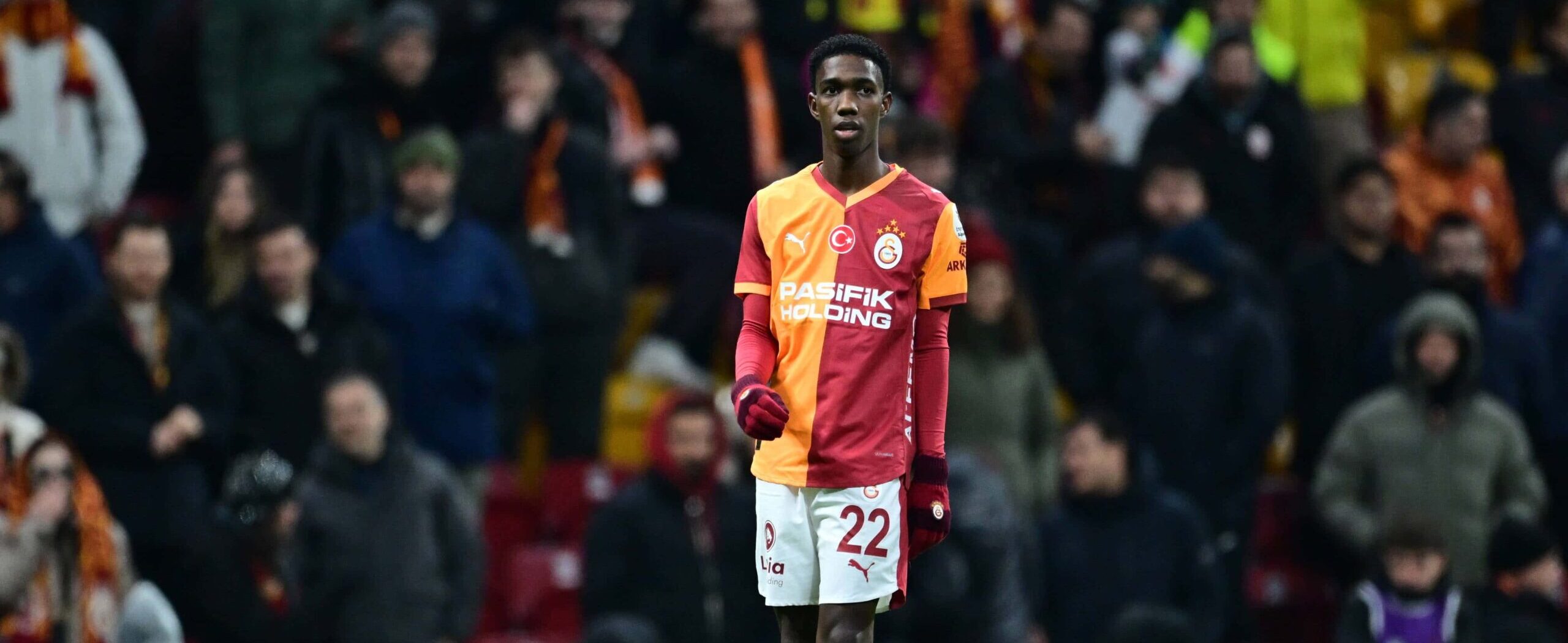 Yaser Asprilla in action for Galatasaray in 2026