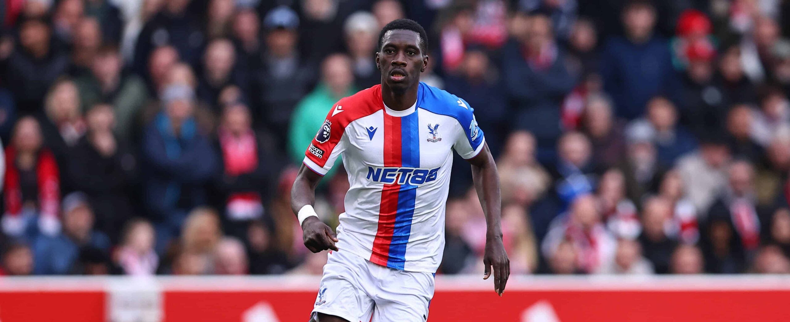 Ismaila Sarr in action in 2026 for Crystal Palace