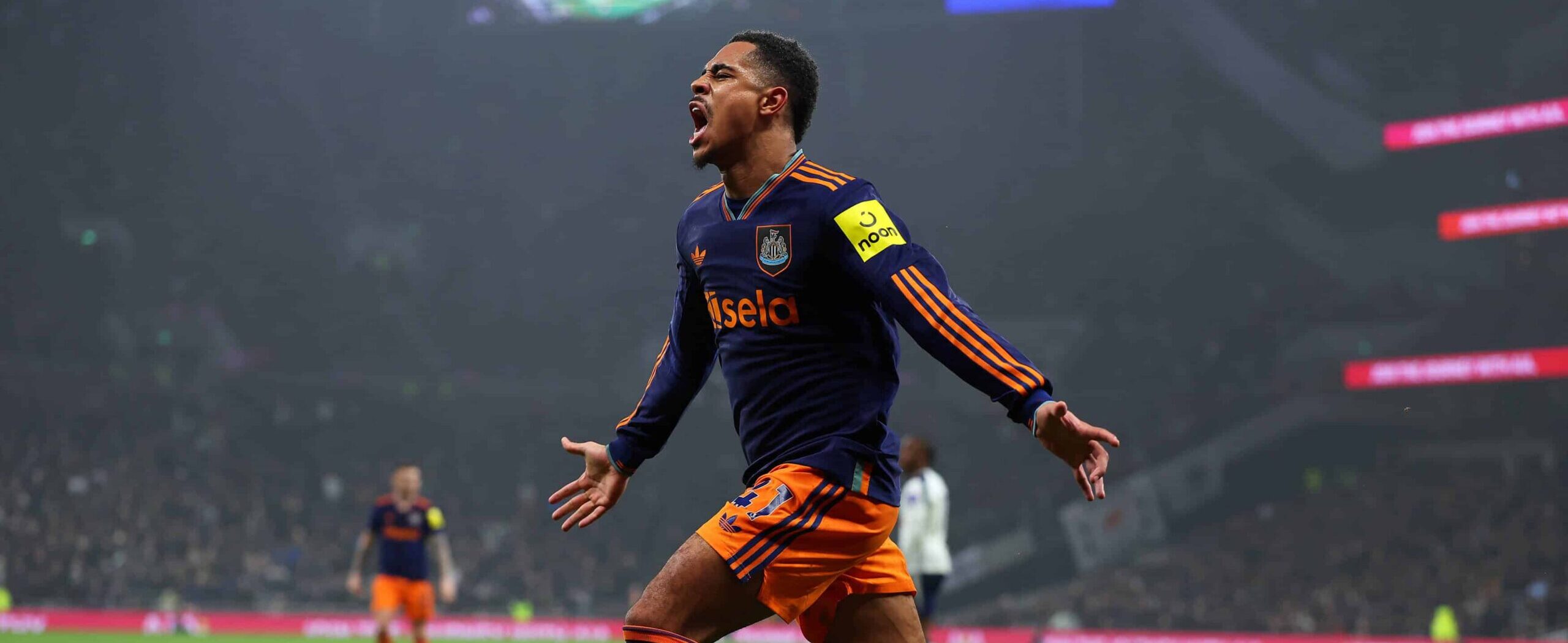 Jacob Ramsey in action for Newcastle United in 2026