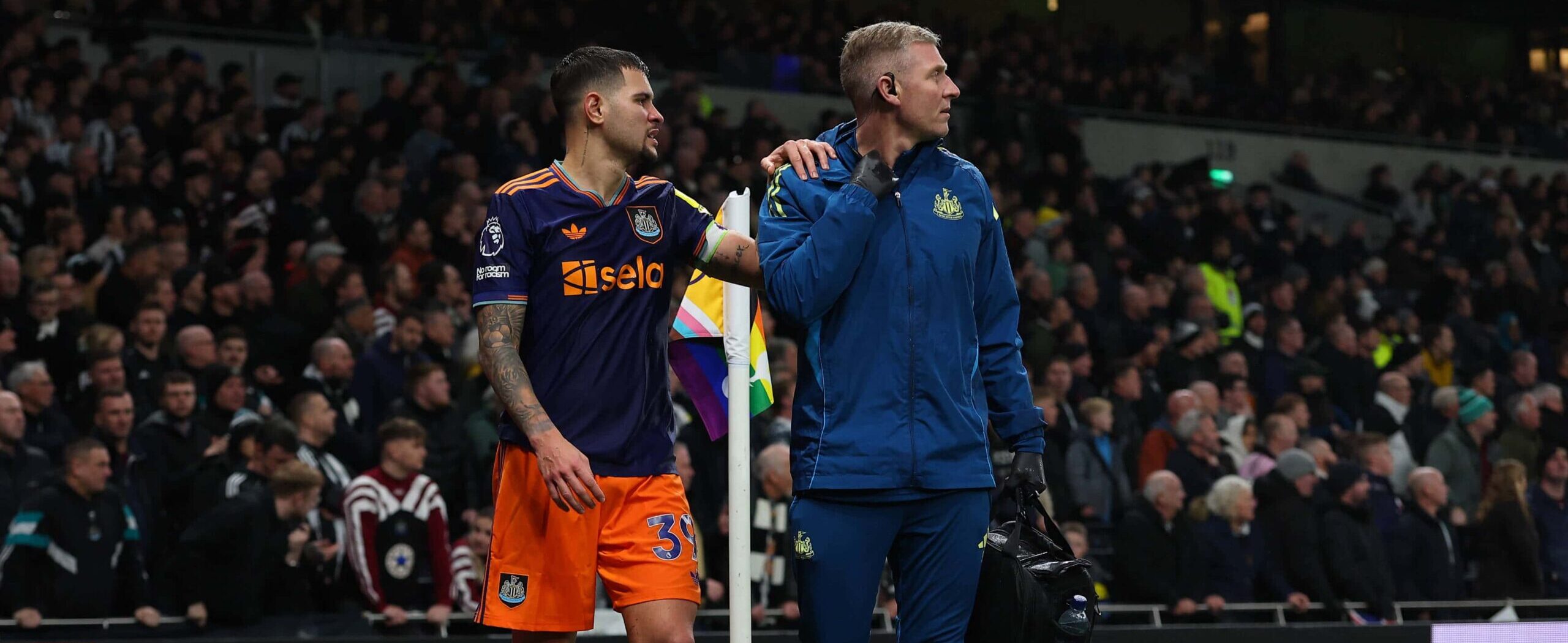 Bruno Guimaraes in action for Newcastle United in 2026